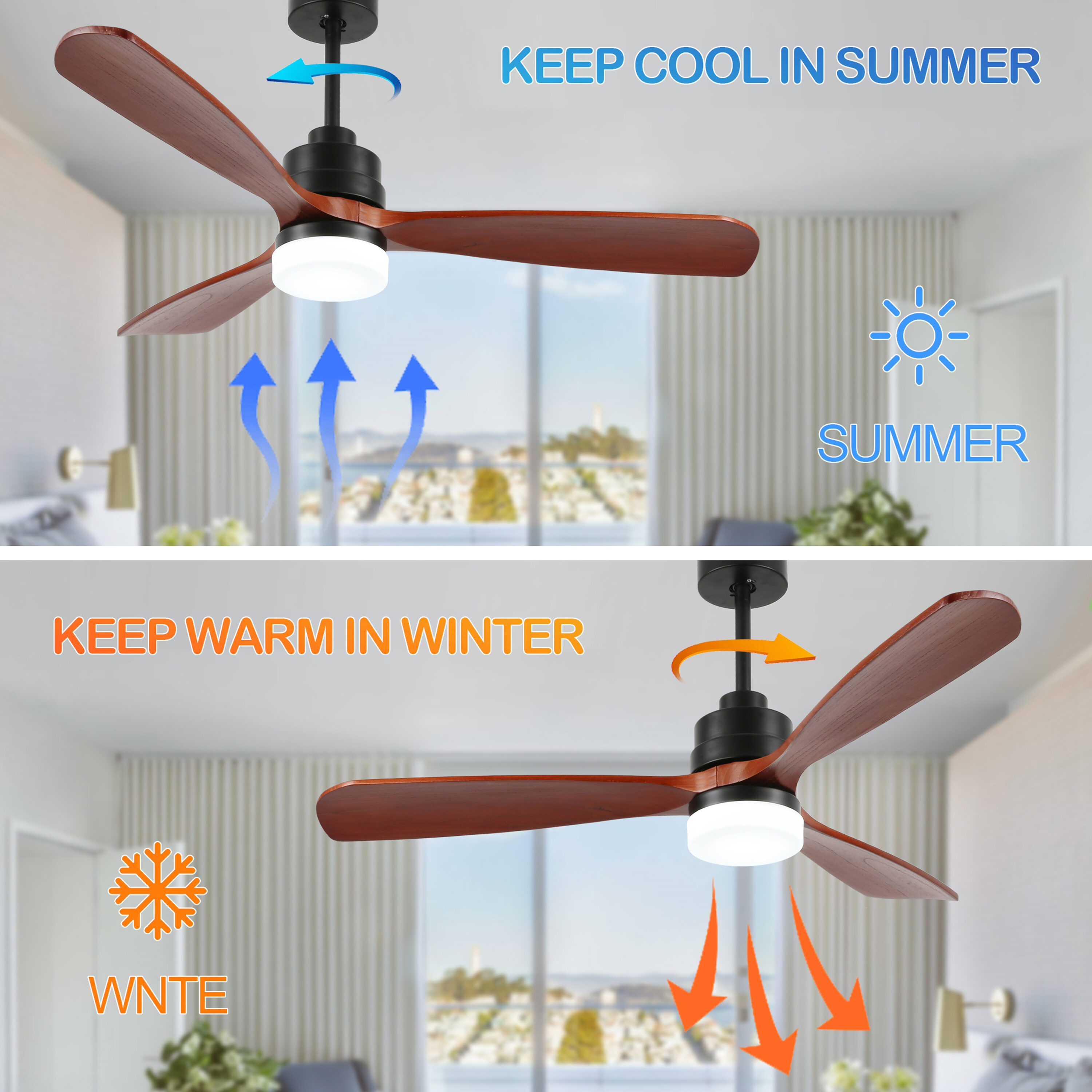 Oaks Decor DC5202 Ceiling-Fans - View #4