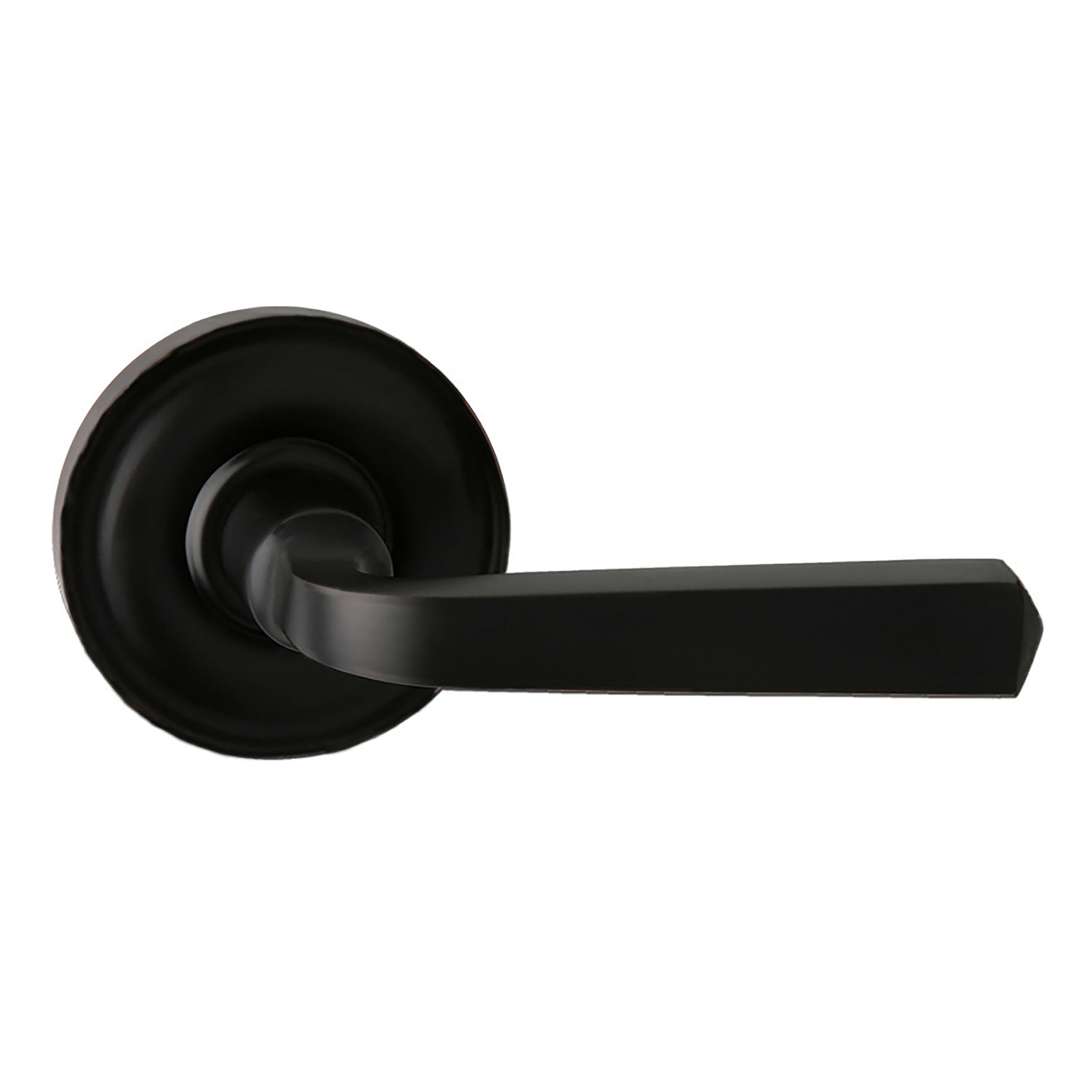 Delaney Hardware BV334004 Bravura Matte Black Exterior No deadbolt Passage door knob Single pack