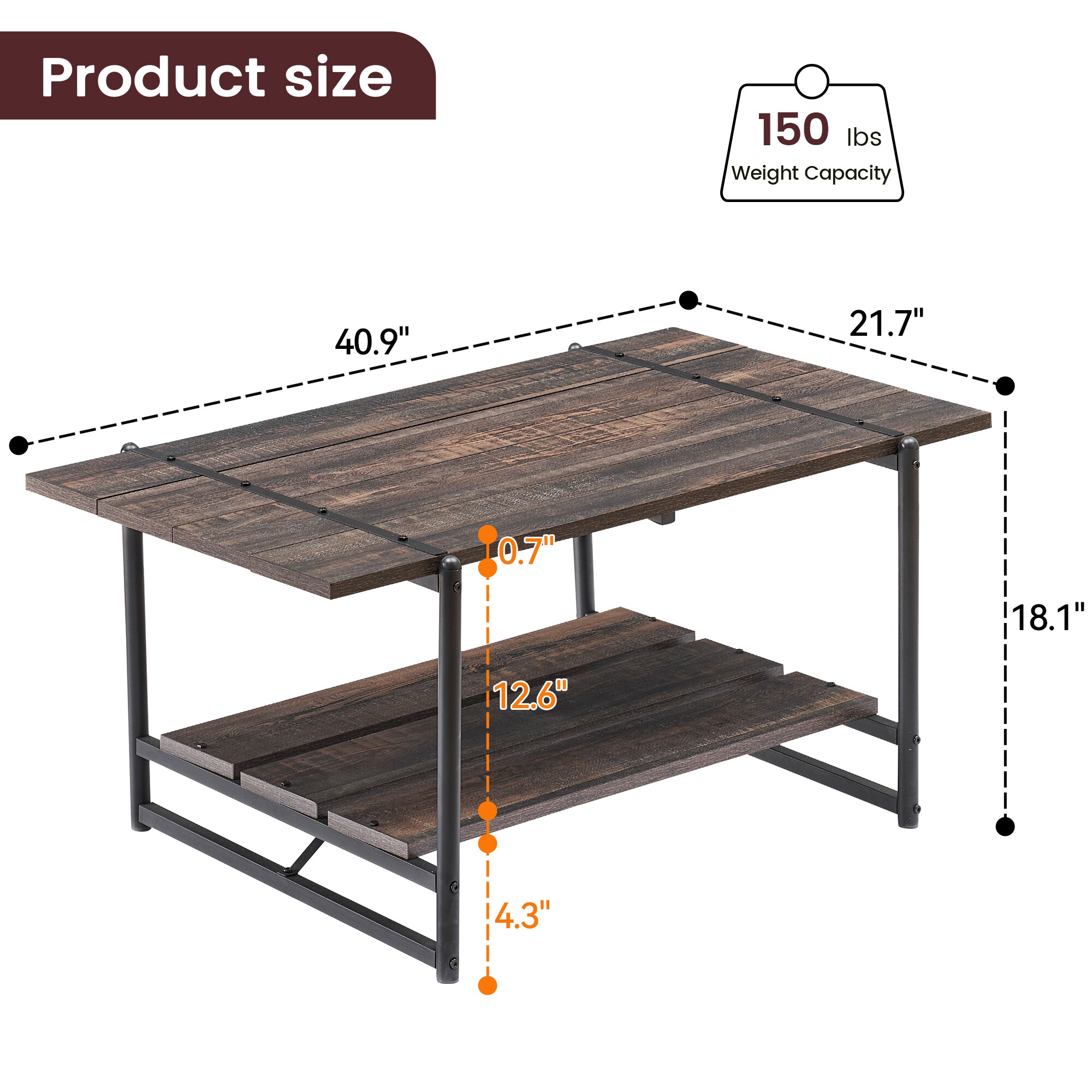 GarveeLife LY260724A03 Coffee-Tables - View #2