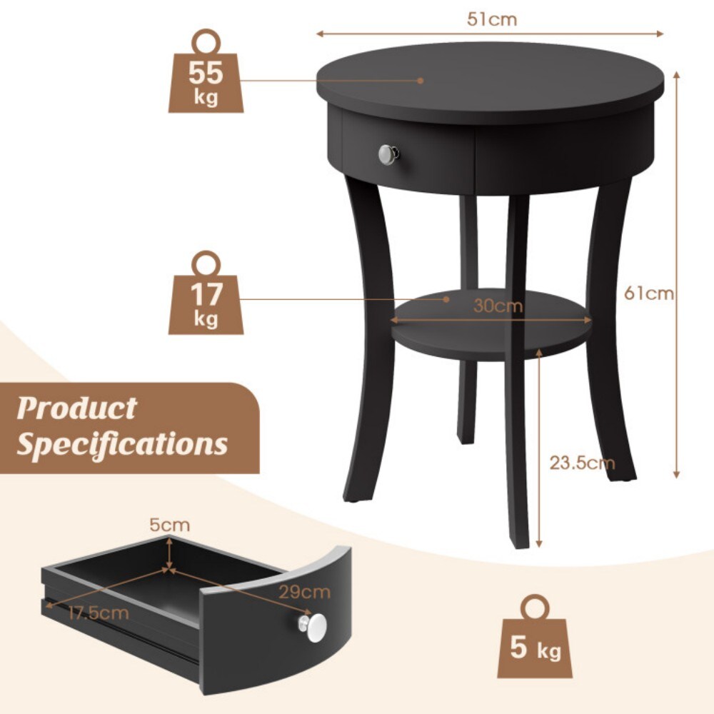 Fenbeli QLLSFENH542 End-Tables - View #3