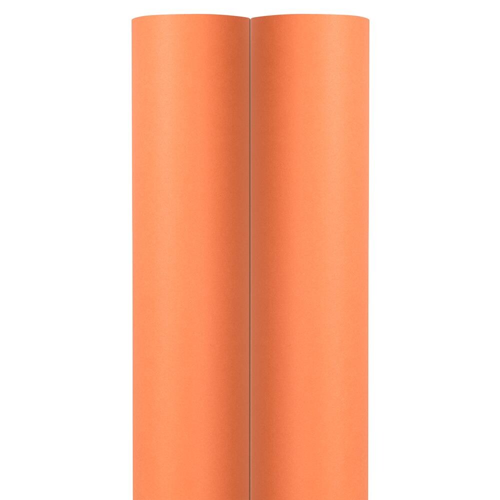JAM Paper Gift Wrap, Matte Wrapping Paper, 25 Sq. Ft, Matte Orange, Roll  Sold Individually (170131178)