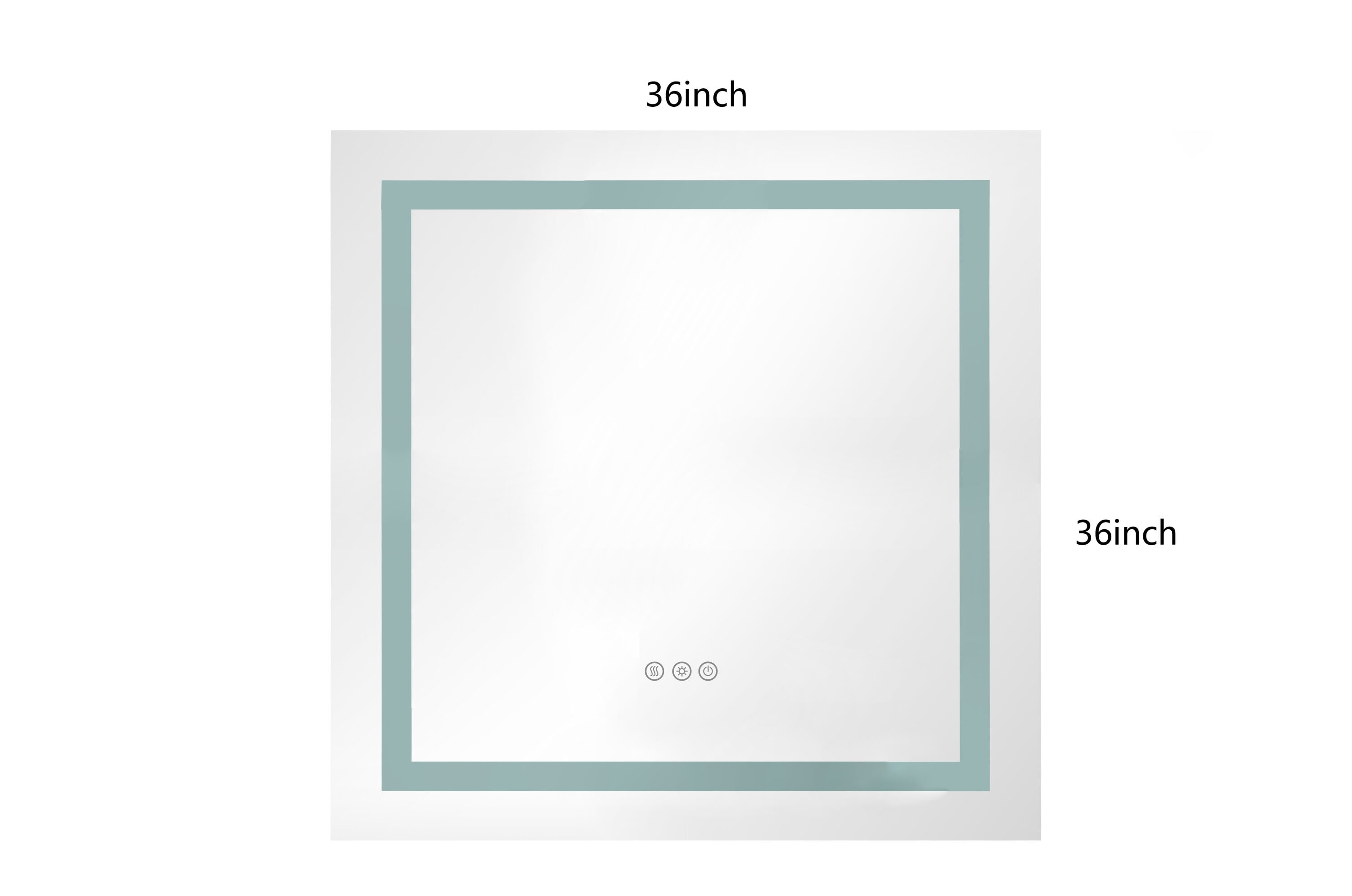 Vacolite KP-3636-WKBK Framed-Bath-Mirrors - View #5