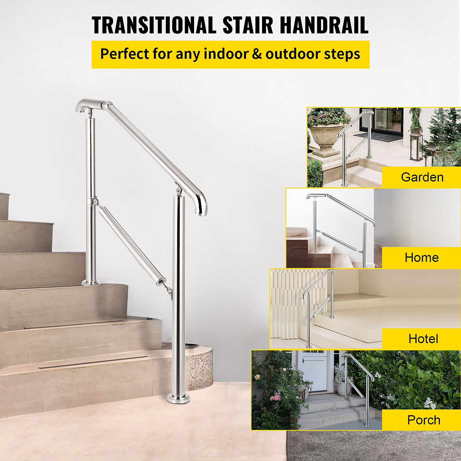 VEVOR BXGLTFS3BDLZ00001V0 Interior-Stairpart-Railing - View #3