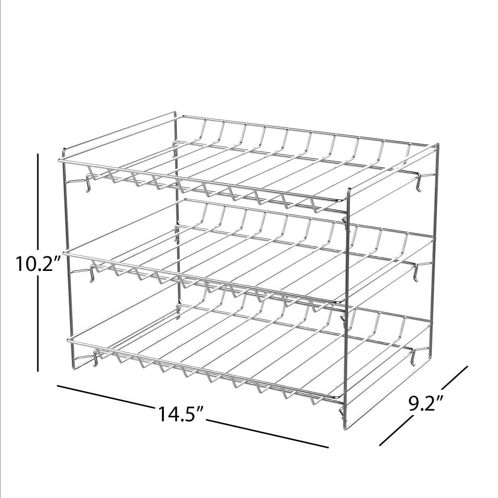 Hastings Home 13.5-in W x 13.5-in H 3-Tier Freestanding Iron Can