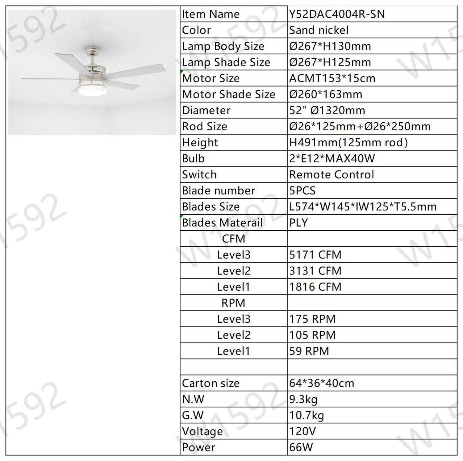 Bybafun YB5700046 Ceiling-Fans - View #13