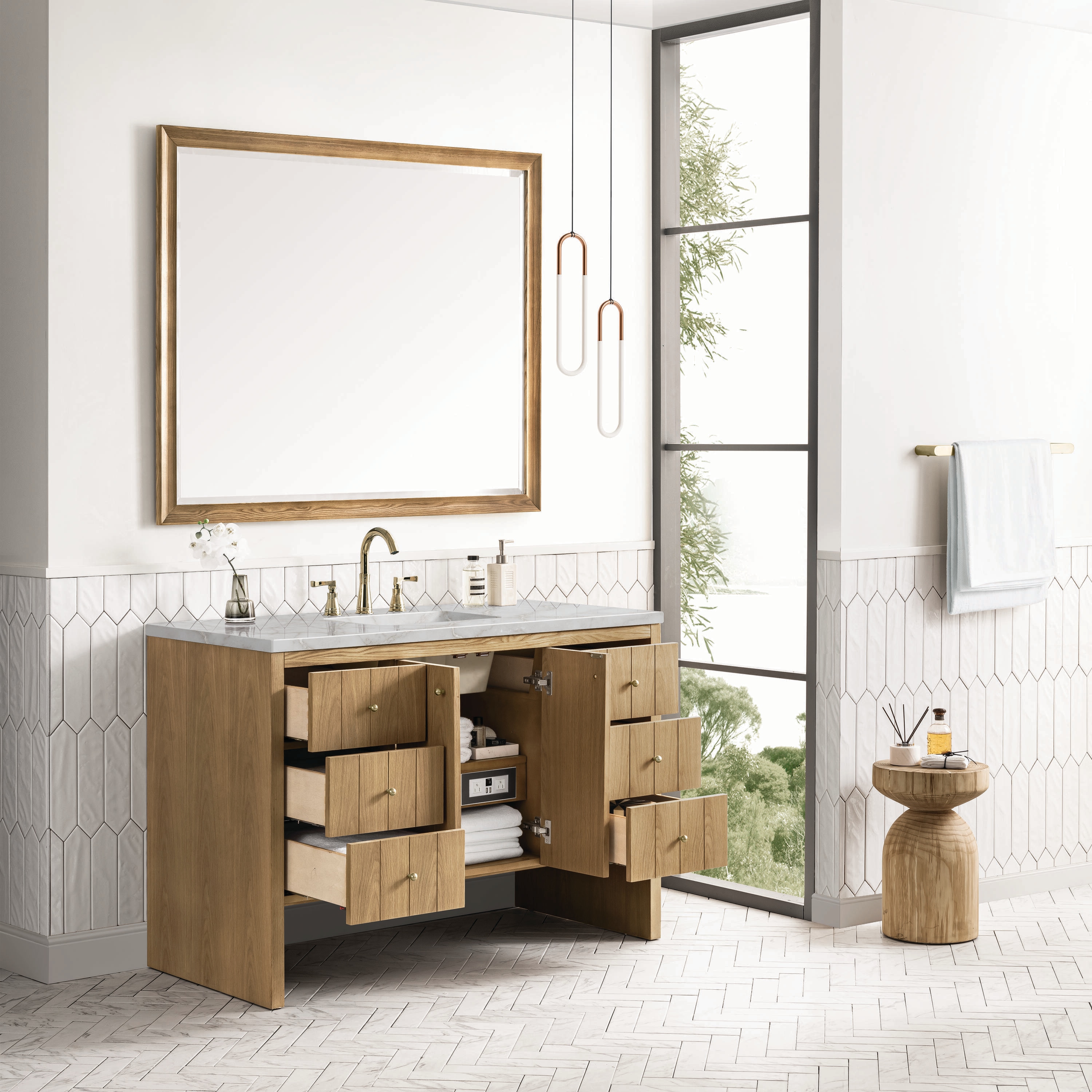 James Martin Vanities 435-V48-LNO-3VSL Bath-Vanity-Combo - View #4