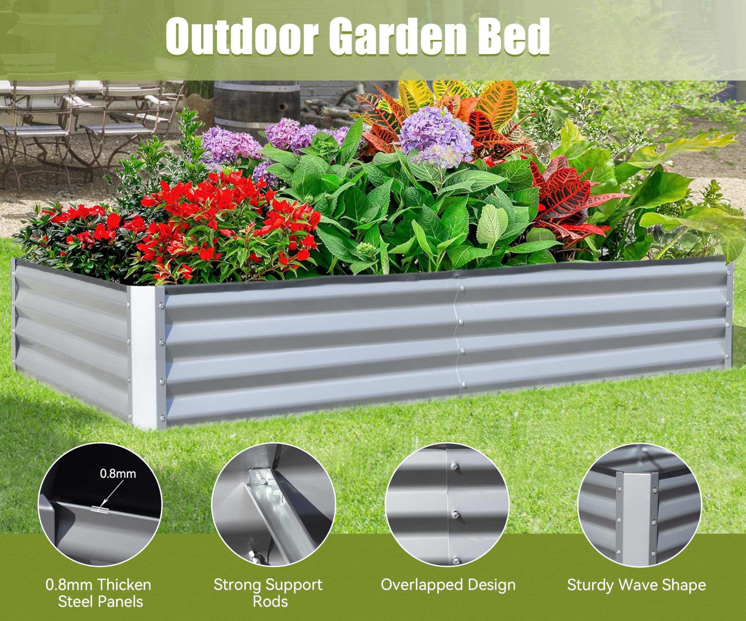 AHIOU HOME ZAAHG-P197955GB Raised-Garden-Beds - View #5