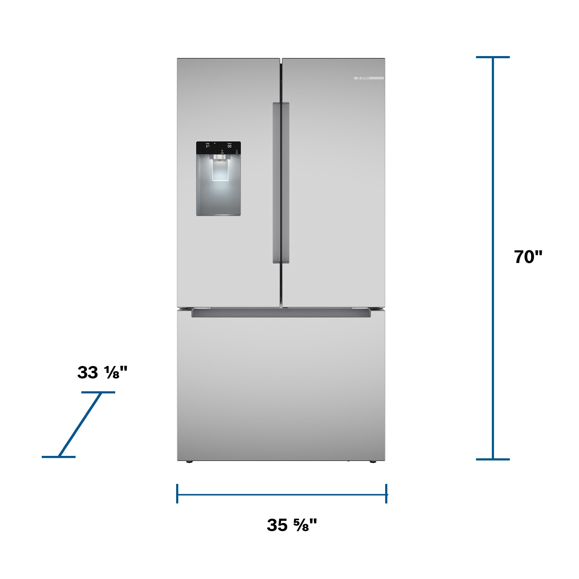 Bosch B36FD30ENS French-Door-Refrigerators - View #8