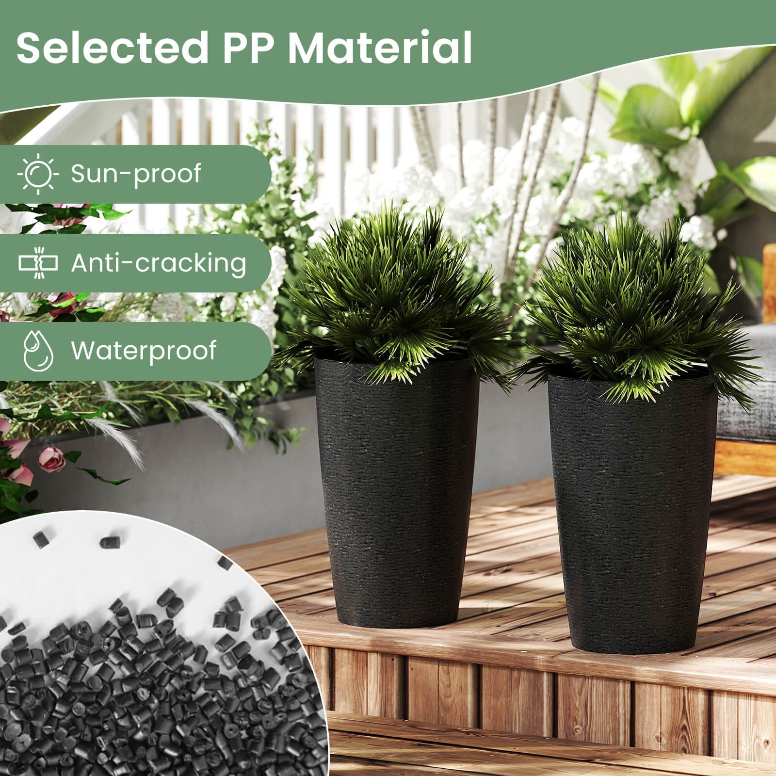 Costway CSHY005964 Planter-Window-Box - View #7