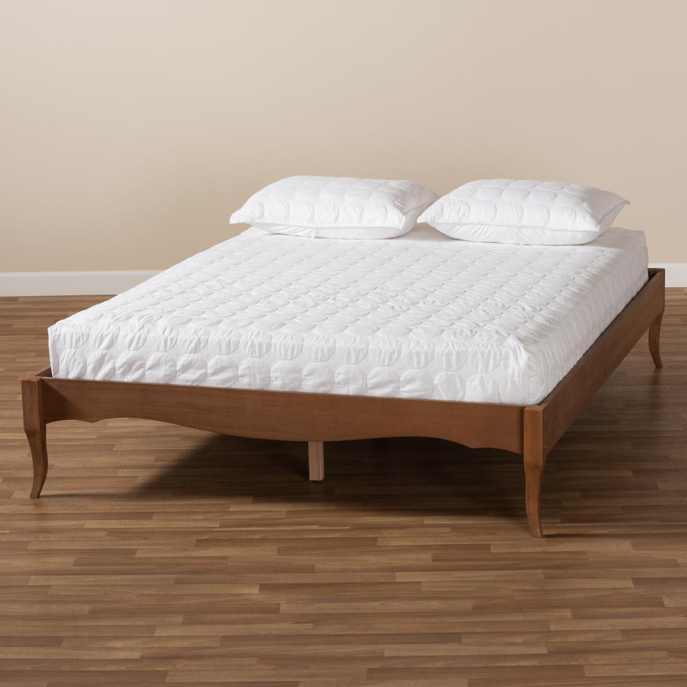 Romy ash walnut queen deals size platform bed