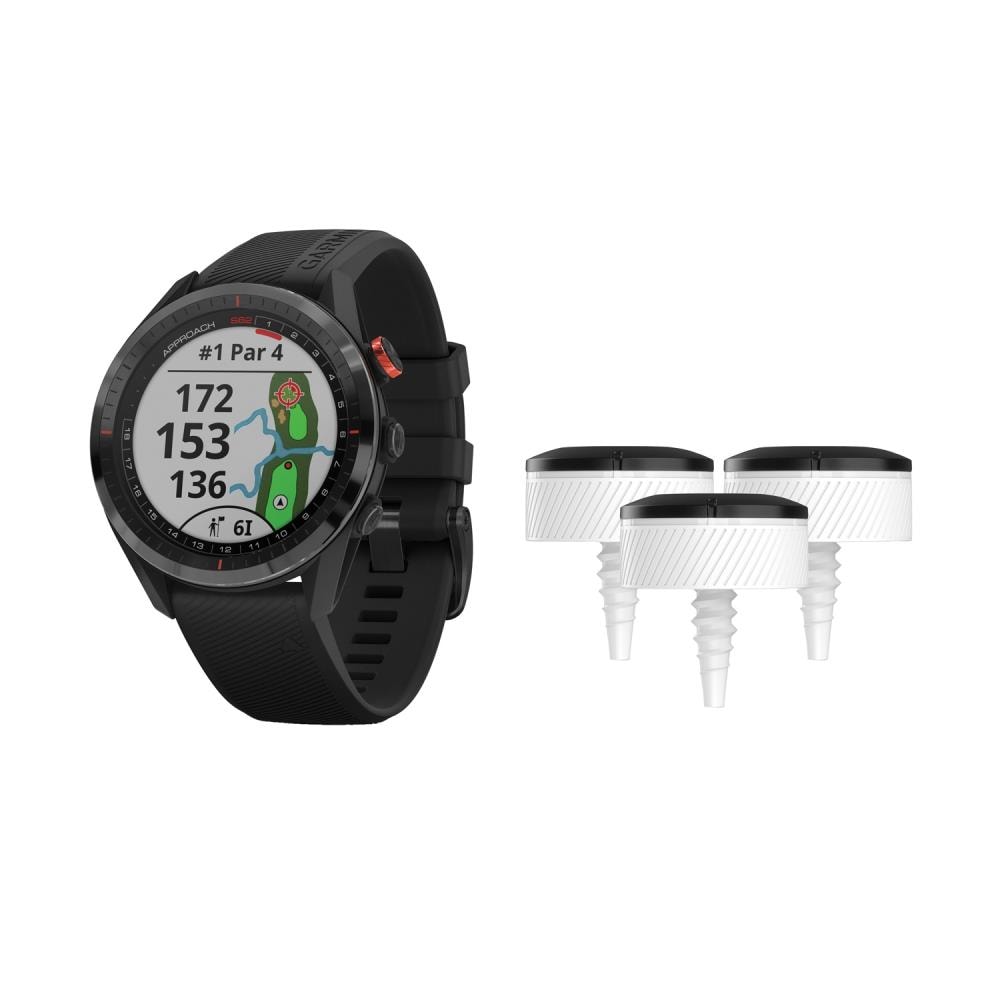 Garmin Approach S62 GPS Golf Watch (Black Ceramic Bezel with Black