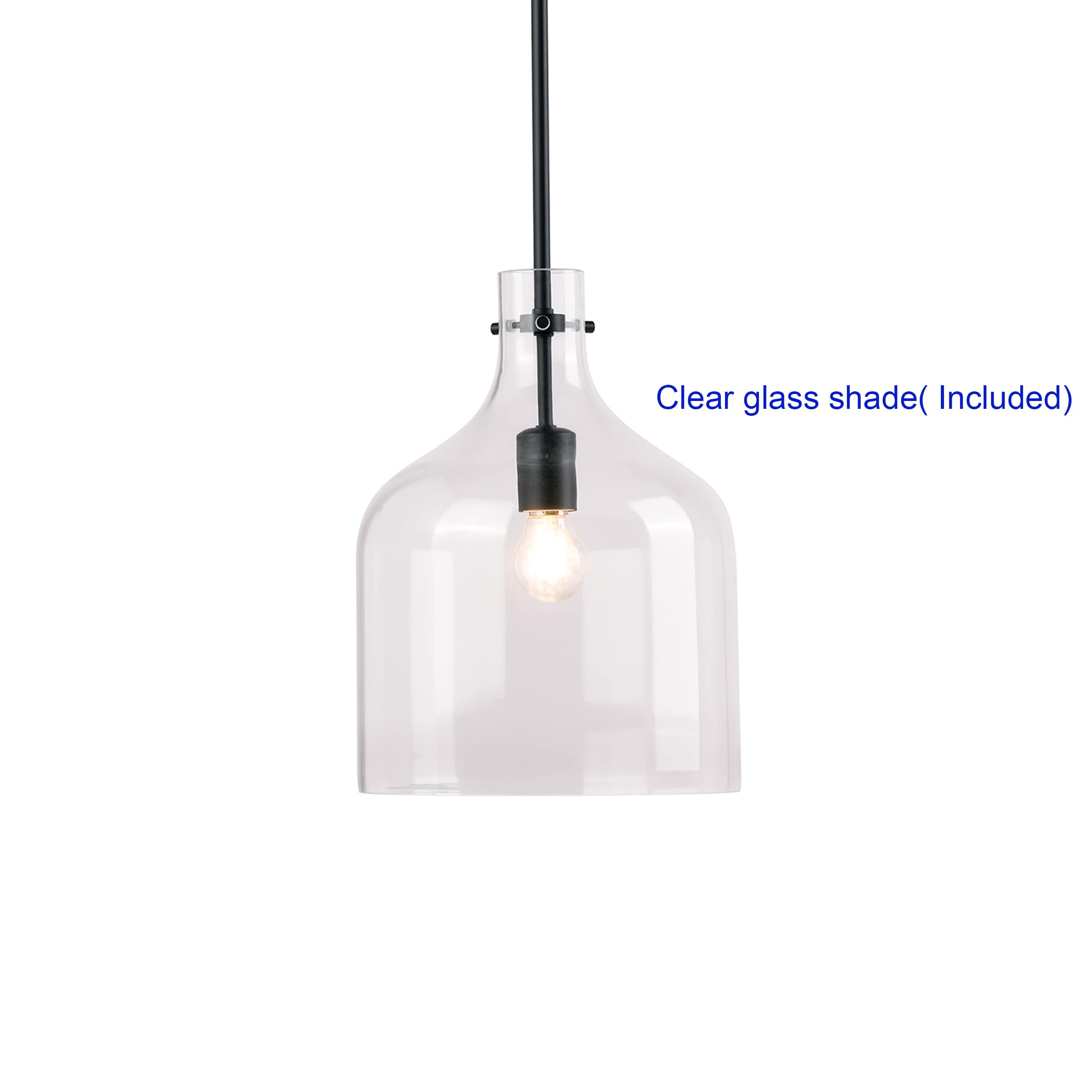 allen + roth LKU8901AX-01 BK Pendant-Lights - View #7