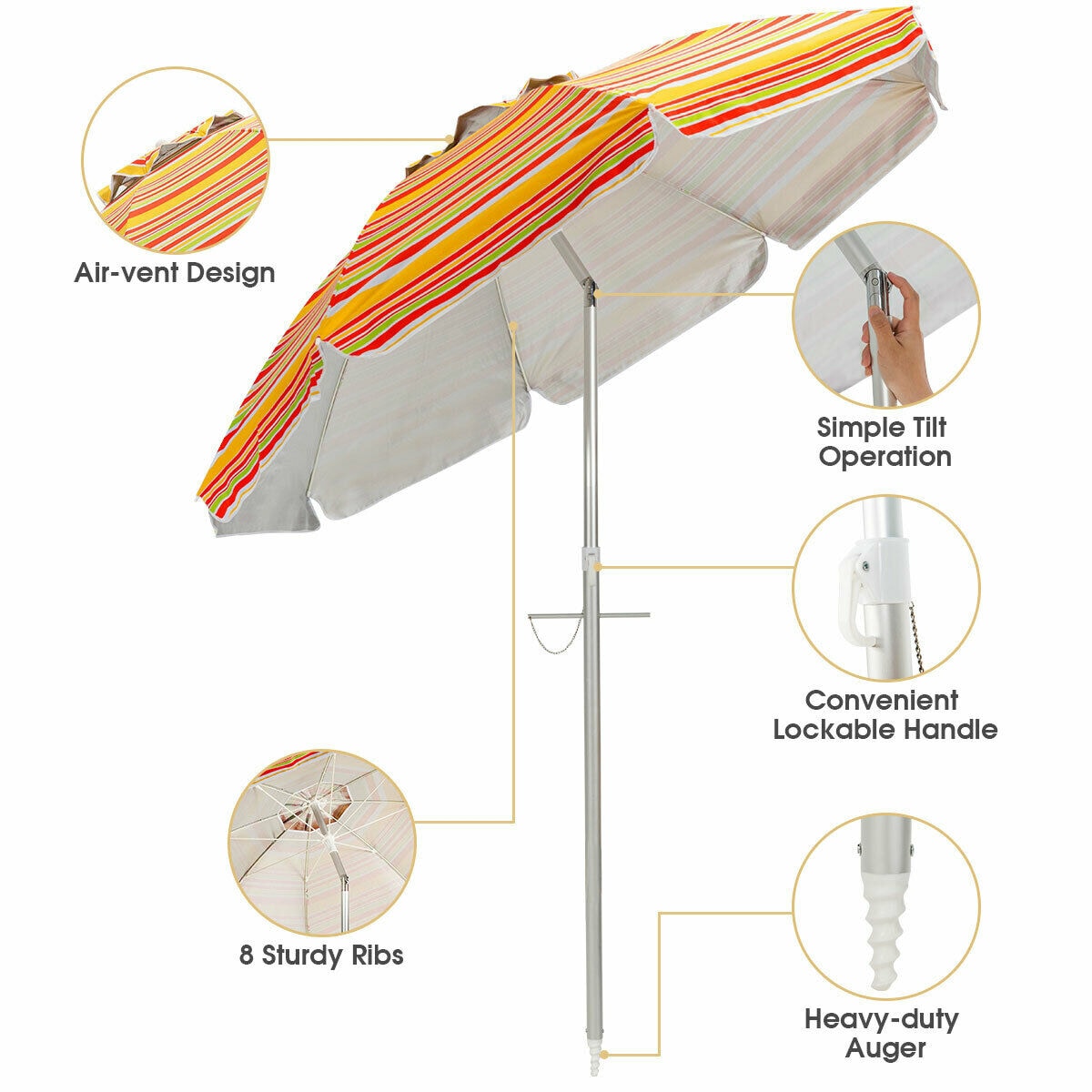 Clihome CWCH-OP70AD314RY Umbrellas-2 - View #5