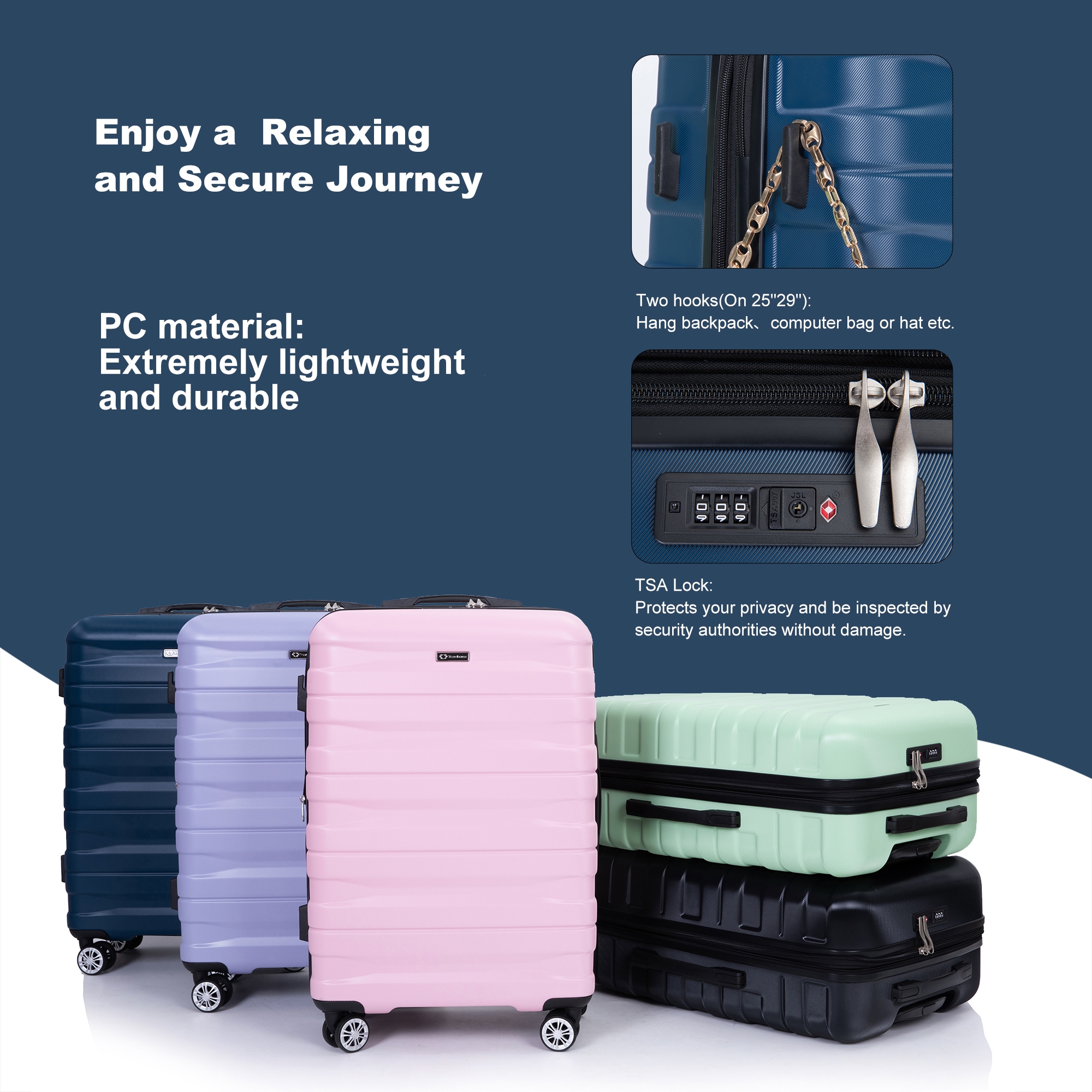SINOFURN SYD9400020DB Luggage-And-Luggage-Sets - View #14
