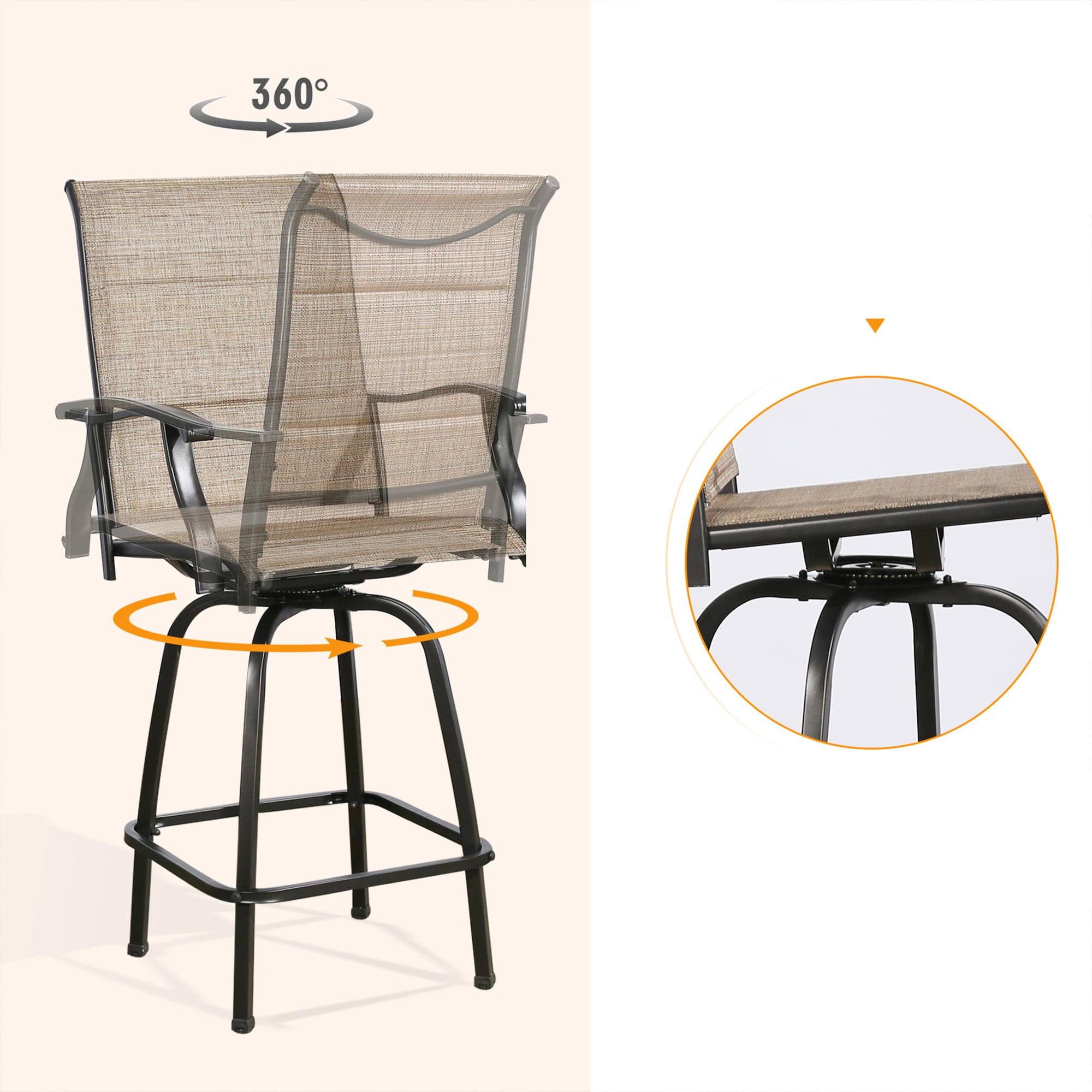 PEAK HOME FURNISHINGS 970223 stools - View #3