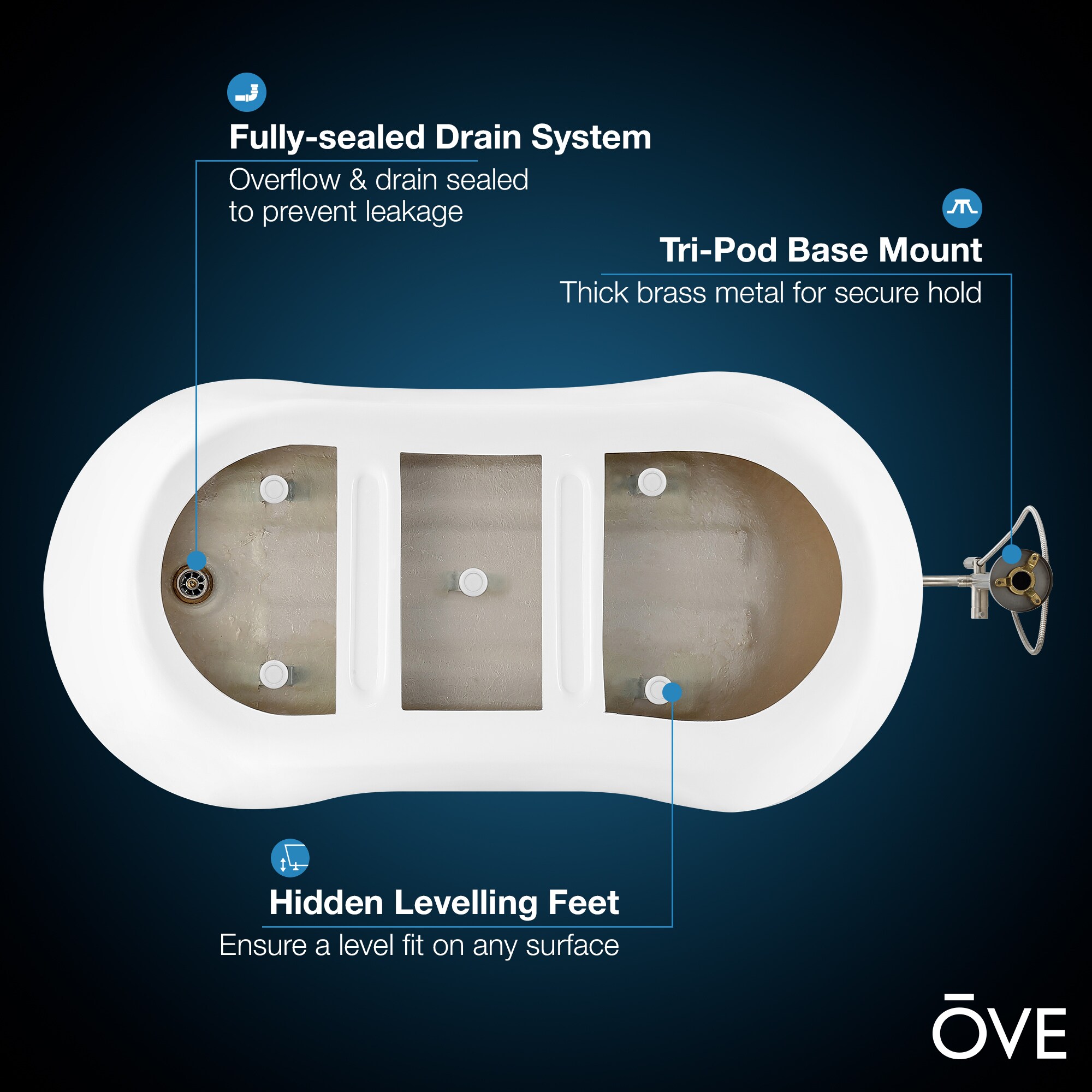 OVE Decors 15BKF-ISSA58-SAT bathtubs - View #5