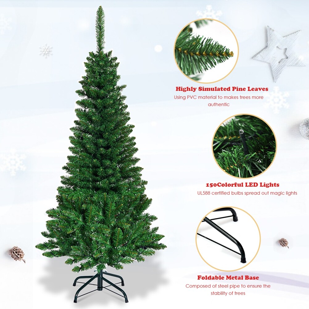 Costway CSHY001217 Artificial-Christmas-Trees - View #10