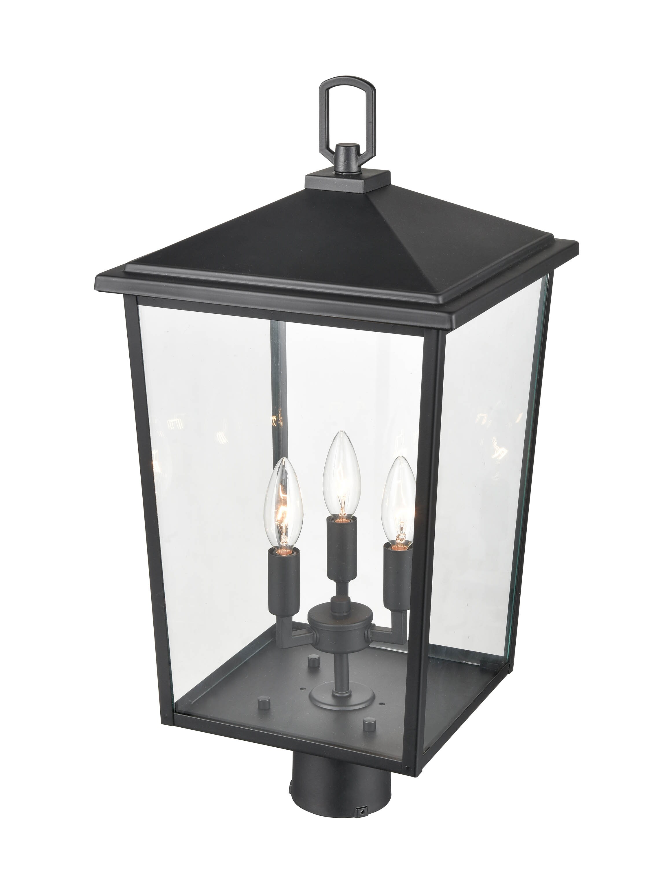 Millennium Lighting 2983-PBK Complete-Post-Lights - View #3