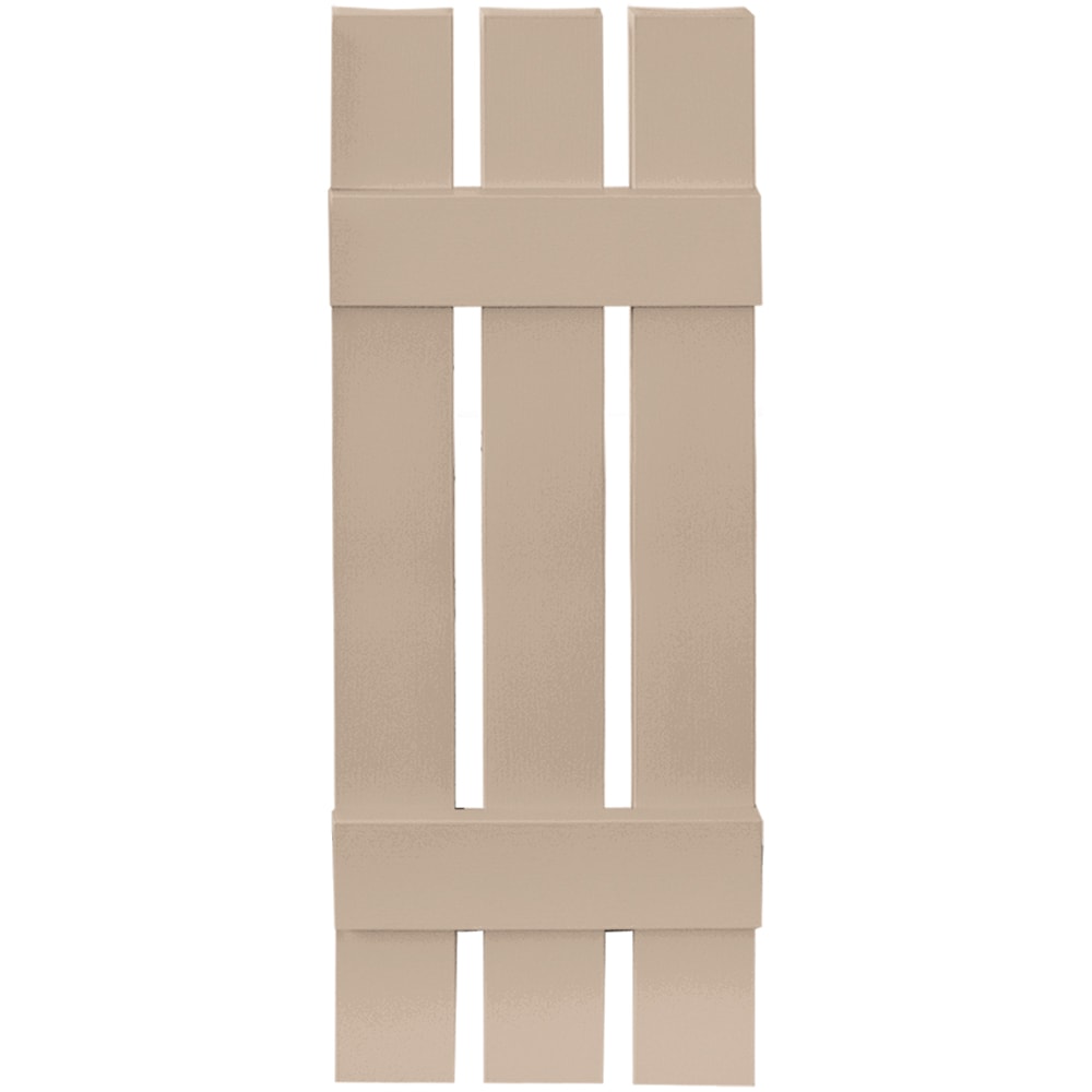 Vantage V5371235023 11.875-in W x 35-in H Wicker Spaced Exterior Shutters
