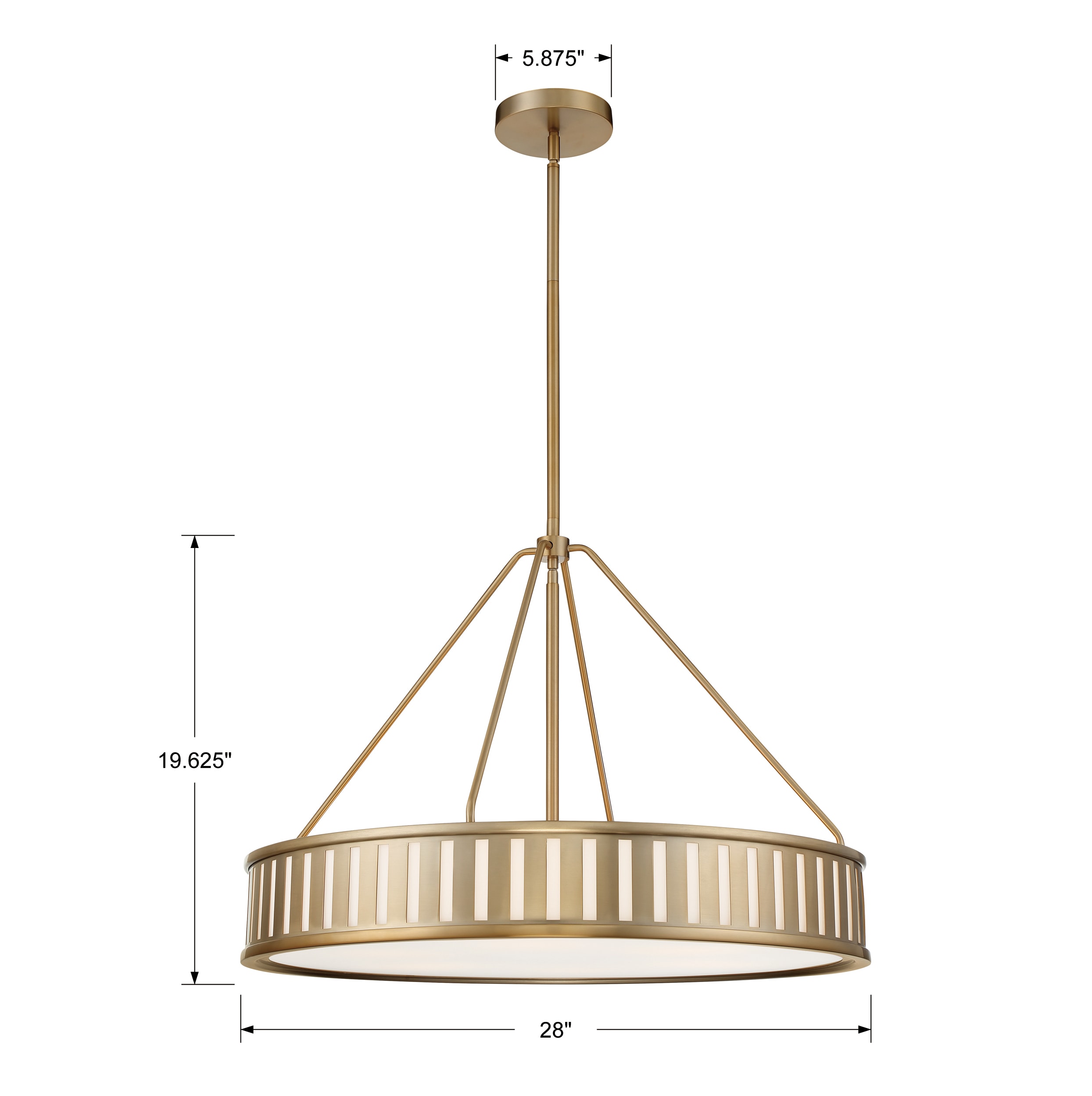 Crystorama KEN-8306-VG Pendant-Lights - View #5