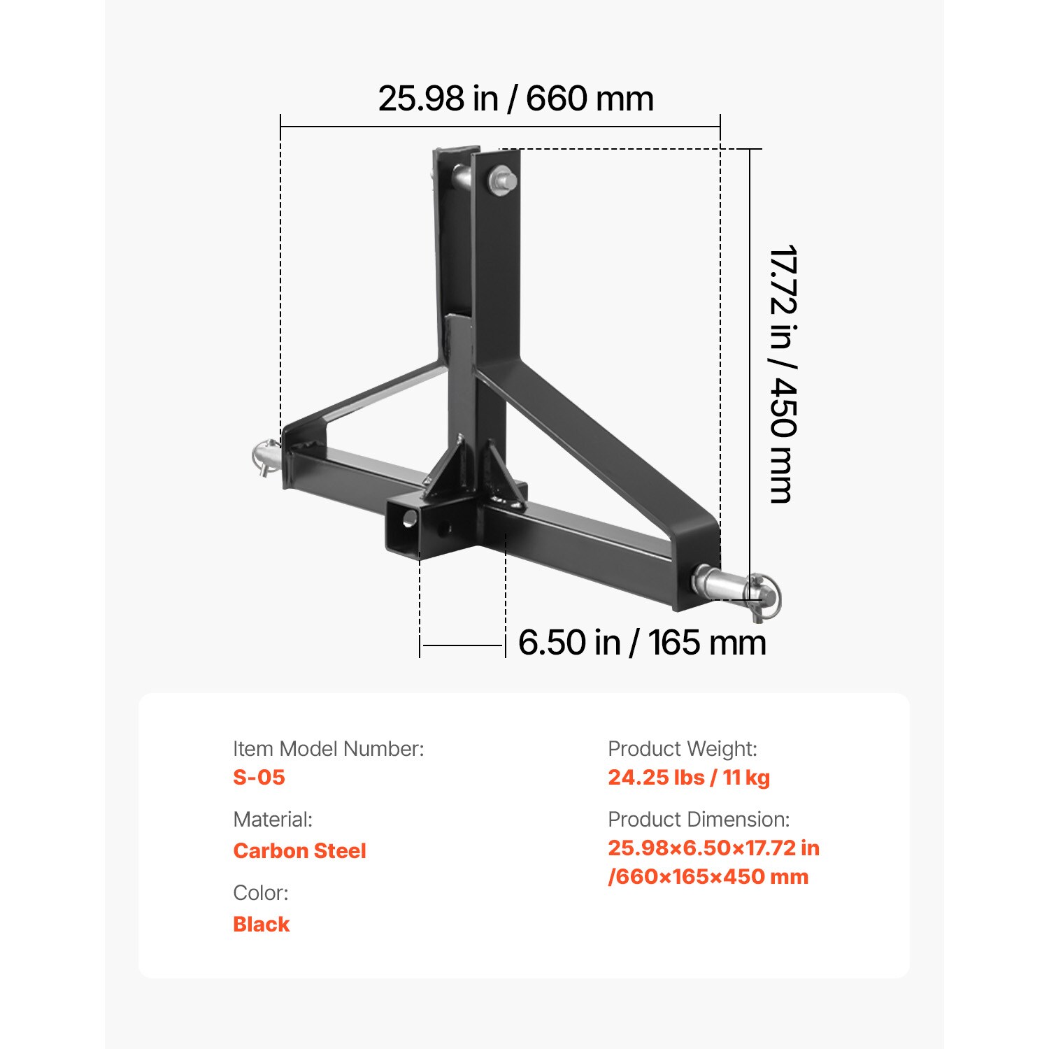 VEVOR SCASJXJSQDKB11909V0 Tiller-Attachments - View #7