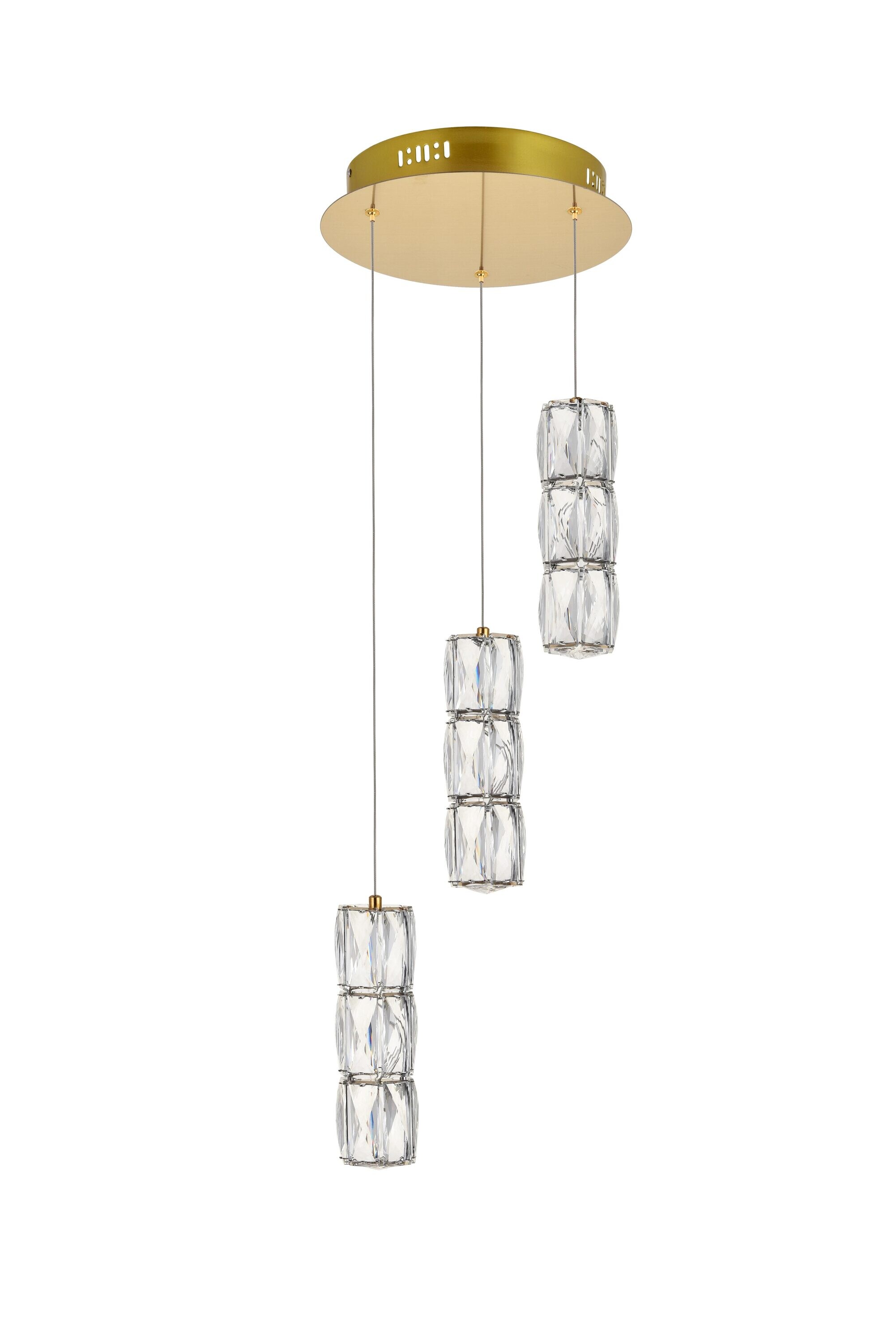 Elegant Decor HF10500D3RG Pendant-Lights - View #7