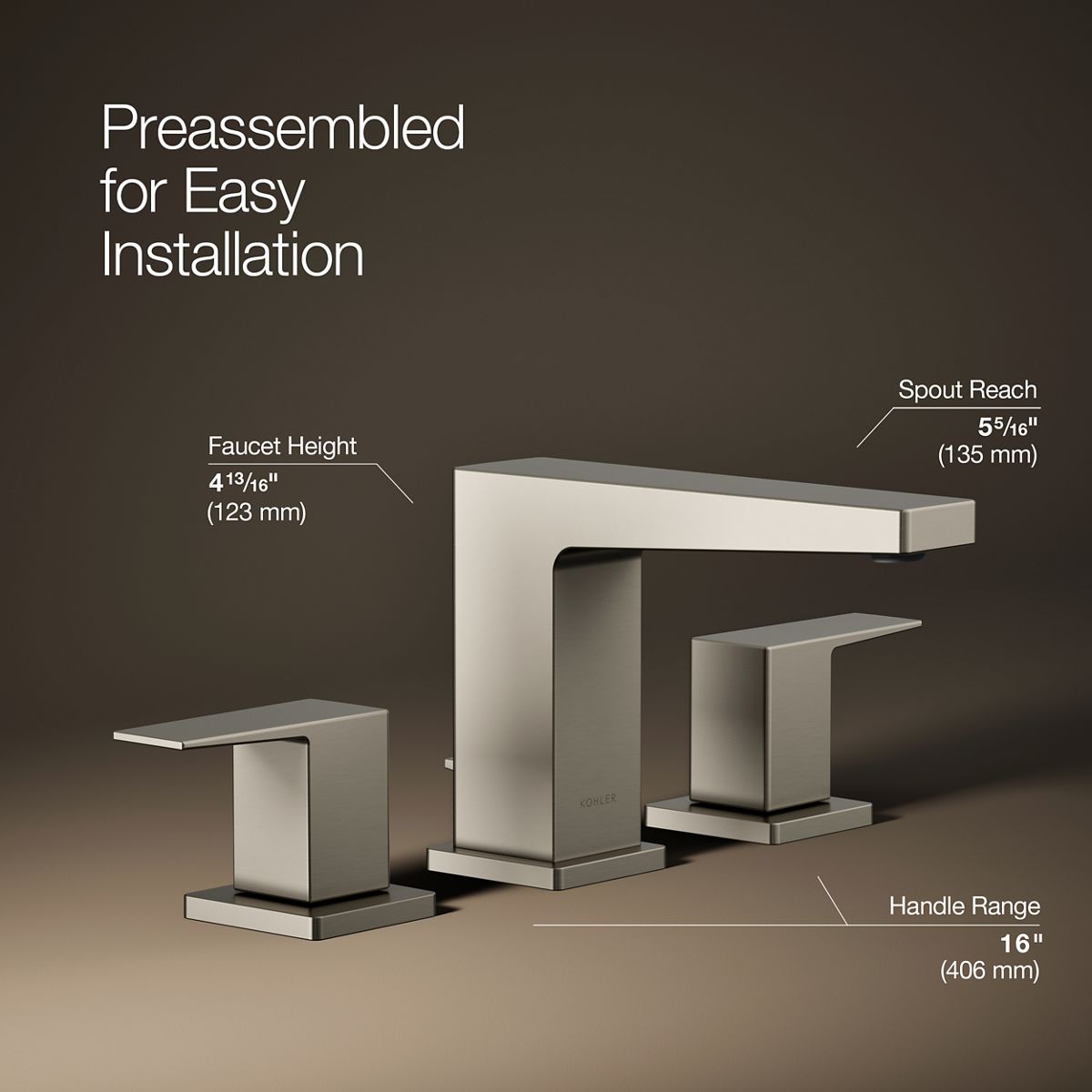 KOHLER K-23255-4-BN Lavatory-Faucets - View #4