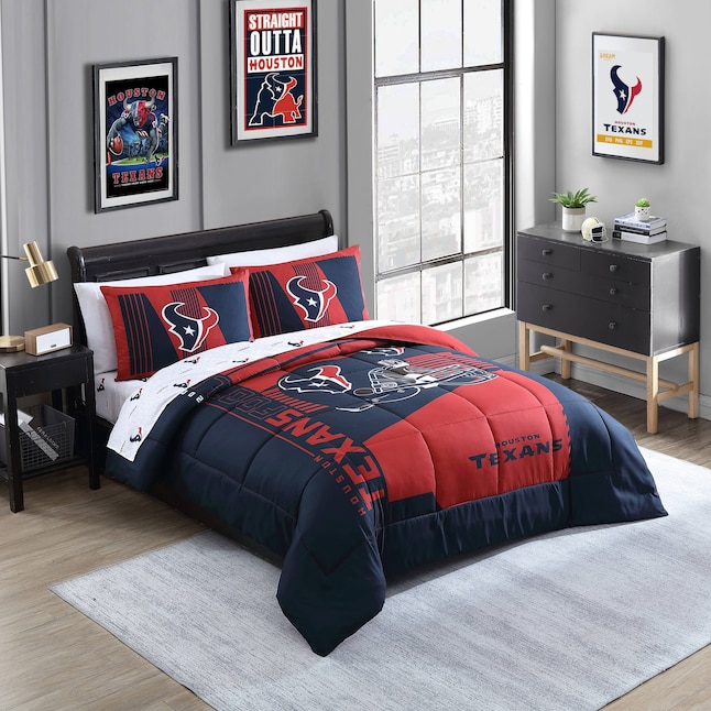 Cathay Sports Houston Texans 5-Piece Deep Steel Blue/Battle Red