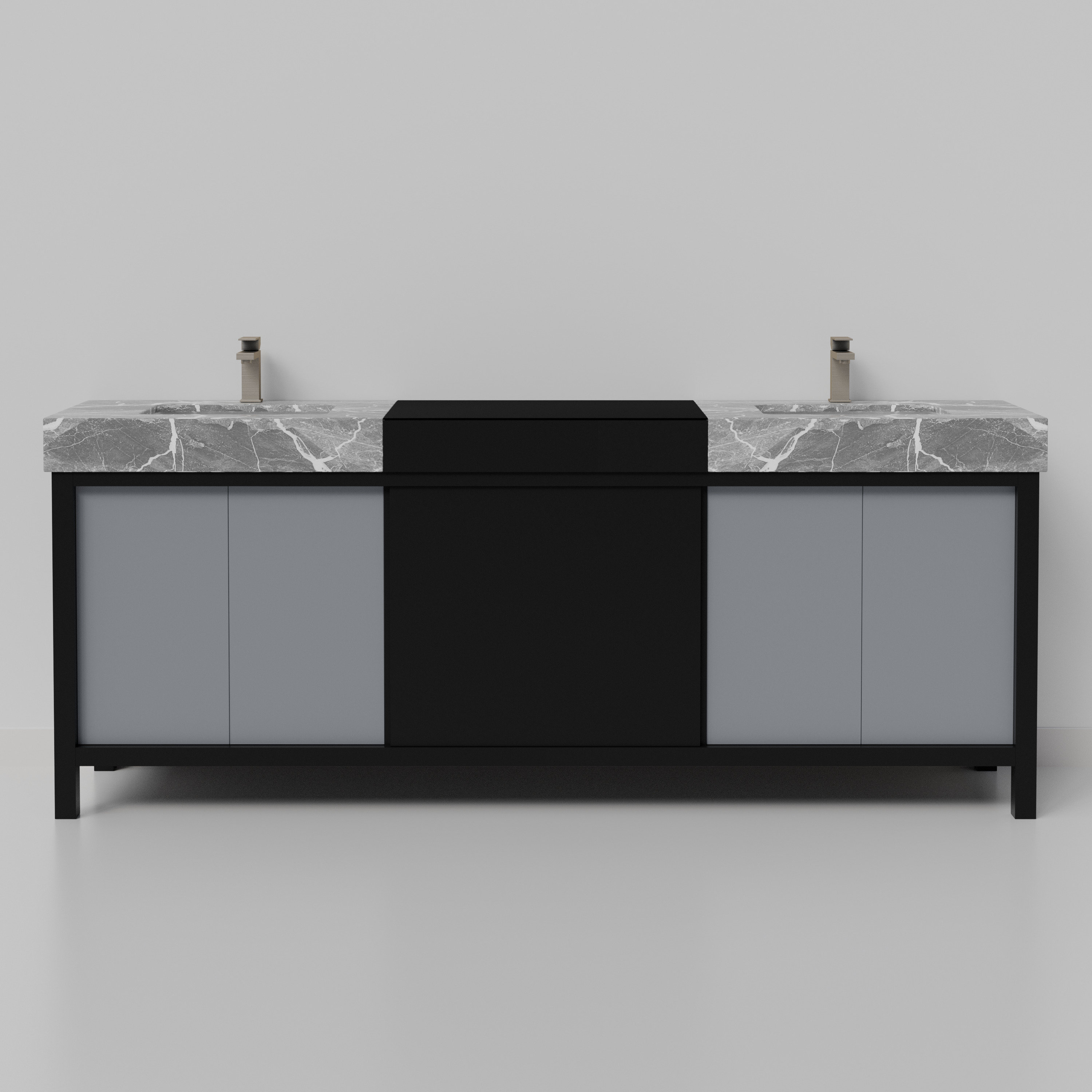 Lexora LZ342284DLISFBG Bath-Vanity-Combo - View #6