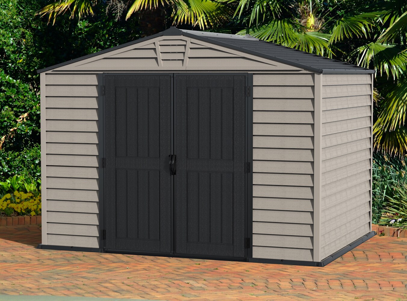 Garage hanging storage cabinet - Traditional - Garden Shed and Building -  Tampa - by Artisan Closets and Trim Inc