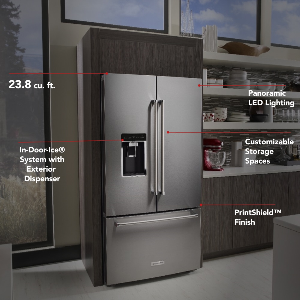KitchenAid KRFC704FPS French-Door-Refrigerators - View #6
