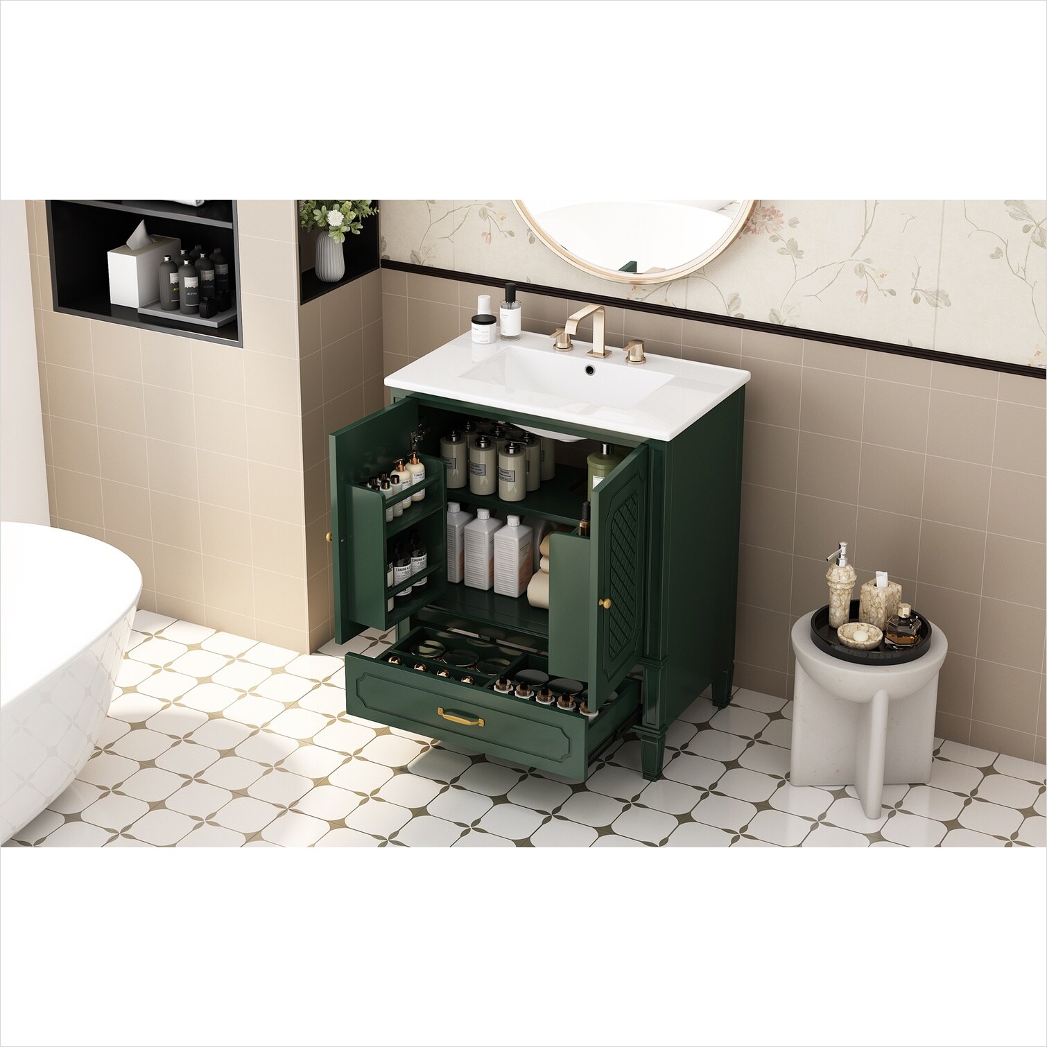 SunJet NOAY60R79WIO Bath-Vanity-Combo - View #6