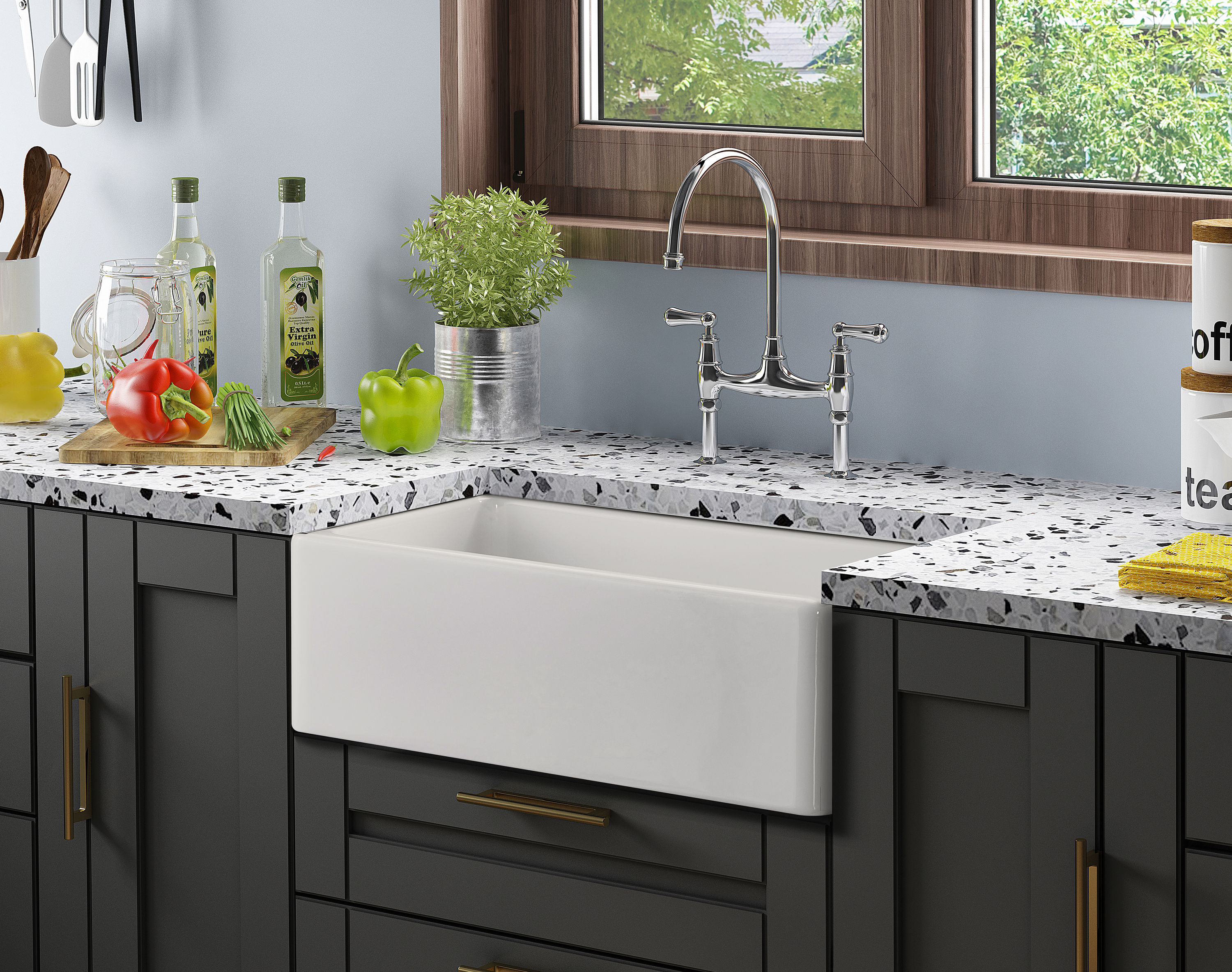 allen + roth MC-20401YW Kitchen-Sinks - View #8