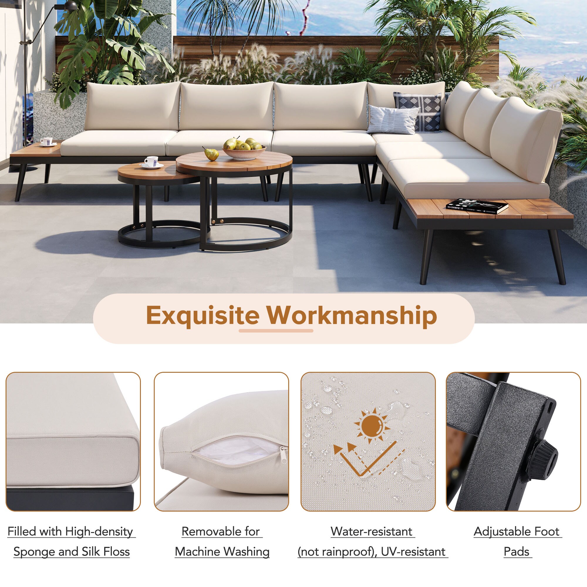 Bayfeve BFTM-1A-PCS Patio-Conversation-Sets - View #7