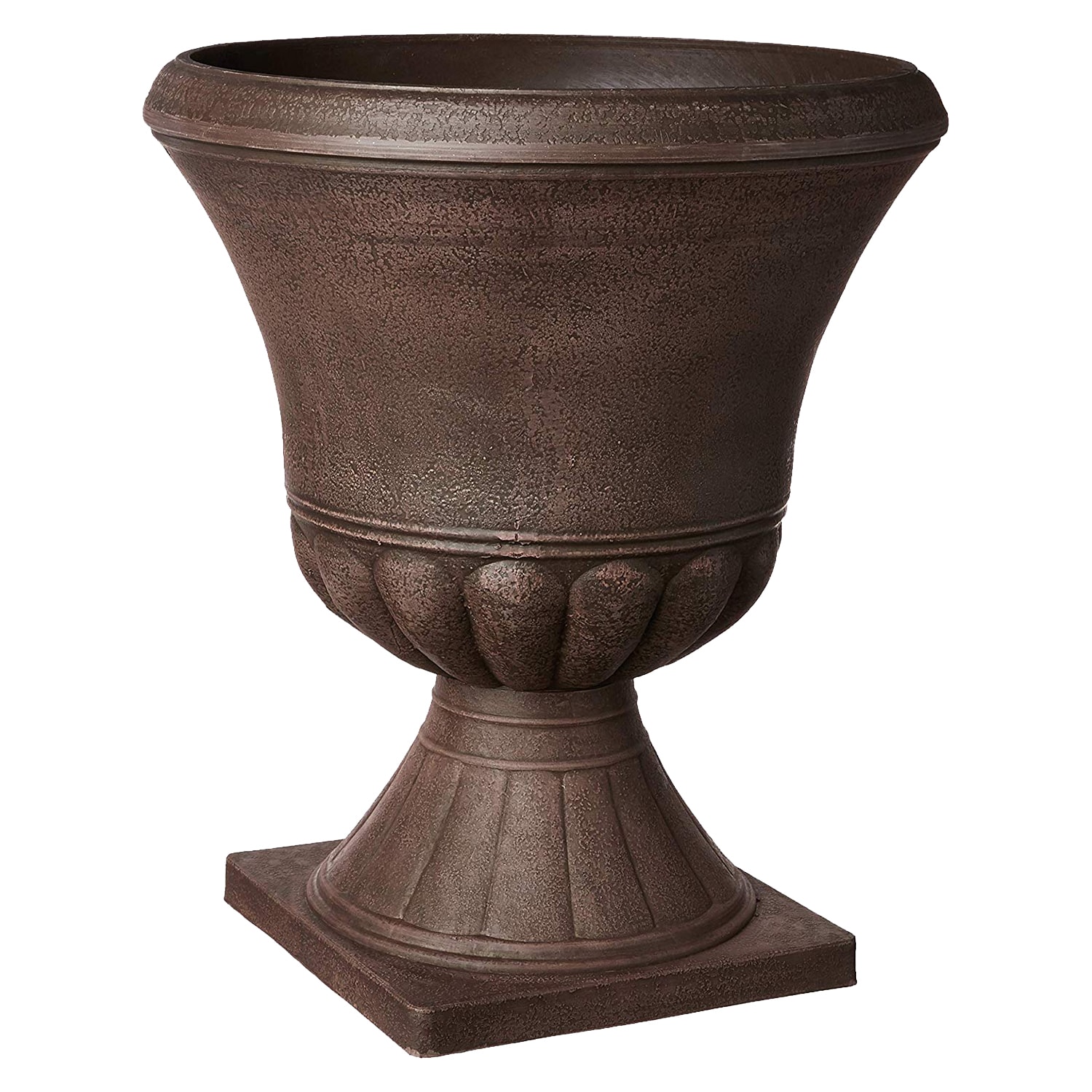 Arcadia Garden Products DB51C 22.0-in W x 22-in H x Brown Plastic Indoor/Outdoor Planter