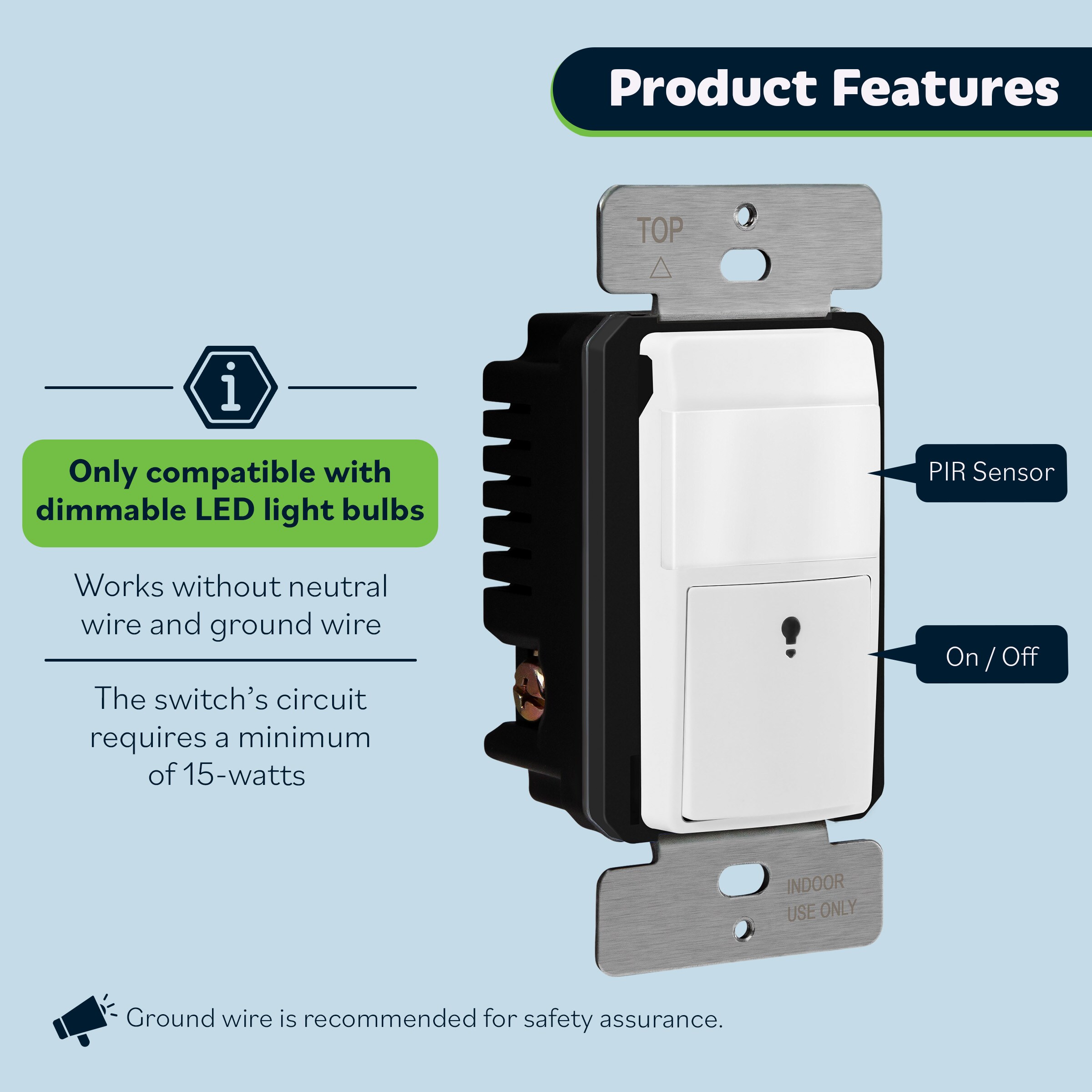 Top Greener TDOS5-KM-WWP3P Security-Motion-Detector - View #3