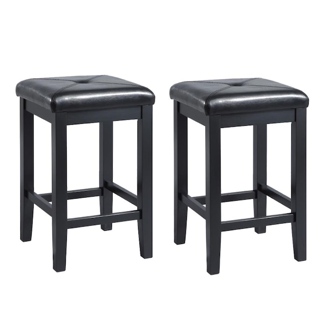 Upholstered Bar Stool In The Stools, Counter Height Backless Bar Stools Set Of 2