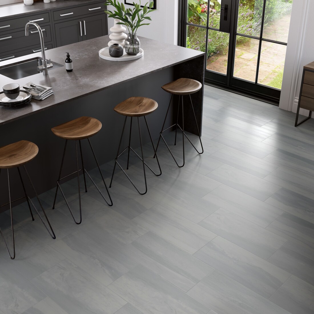 Emser 6-Pack Perla 12-in x 24-in Matte Porcelain Floor and Wall Tile in ...