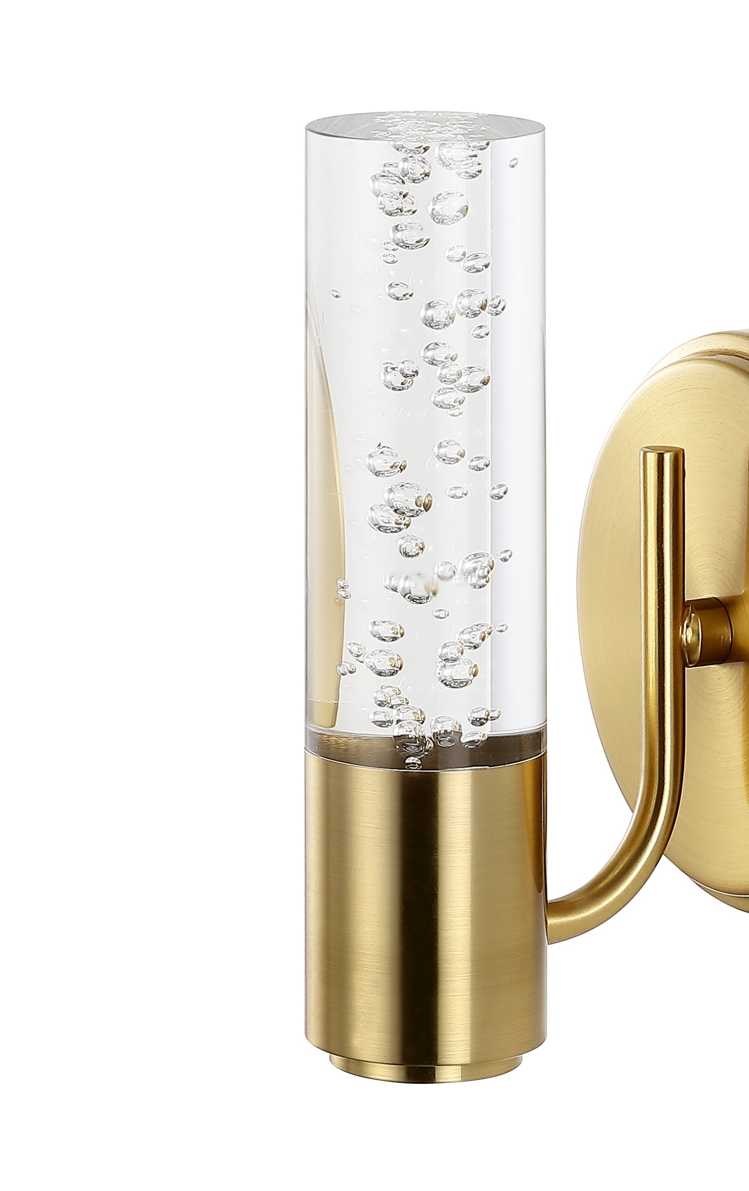 Bolha Classic Minimalist Brass-Gold LED Vanity Wall Light