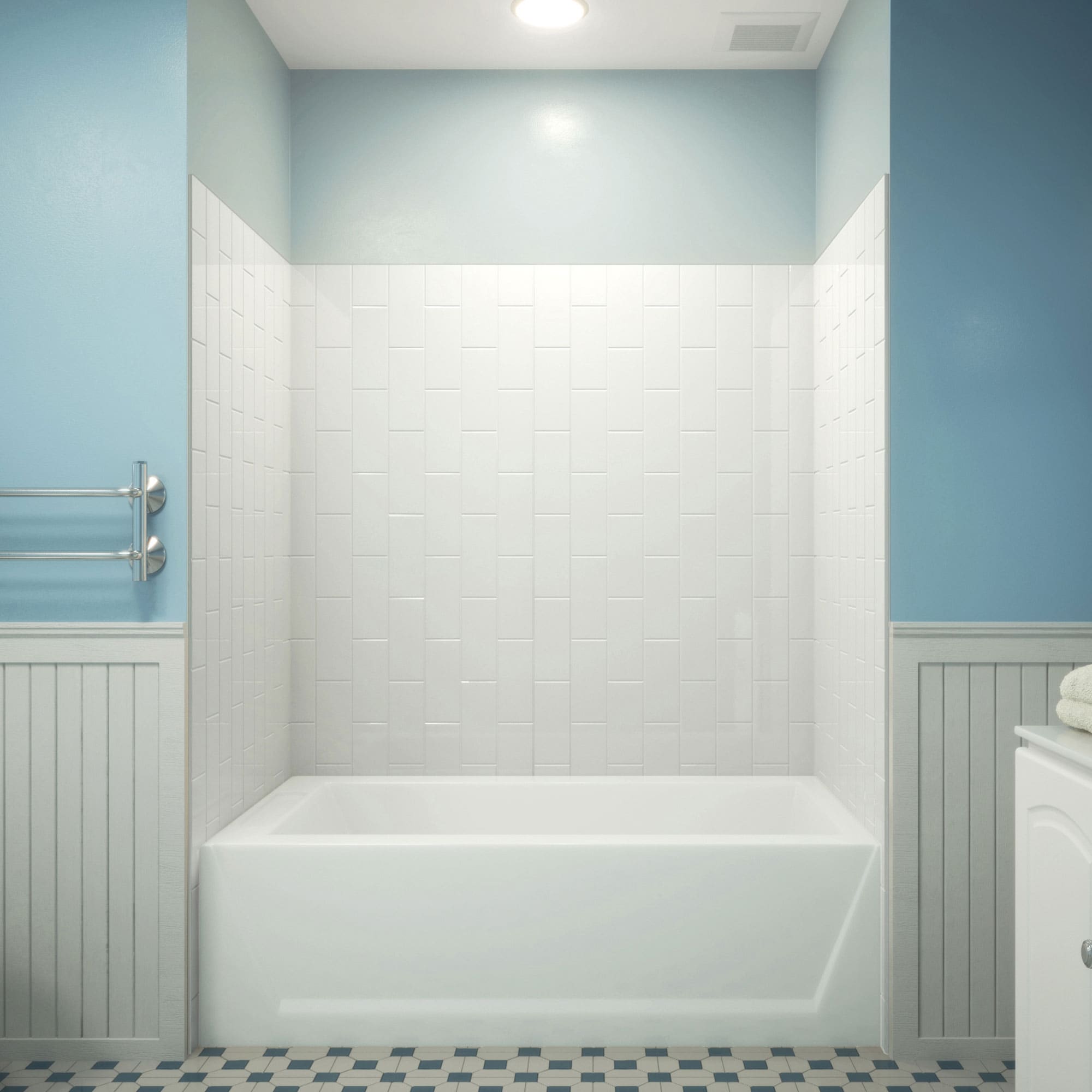 Acrylic Tub Surround Panels | San Francisco Bay Area | American Bath  Enterprises