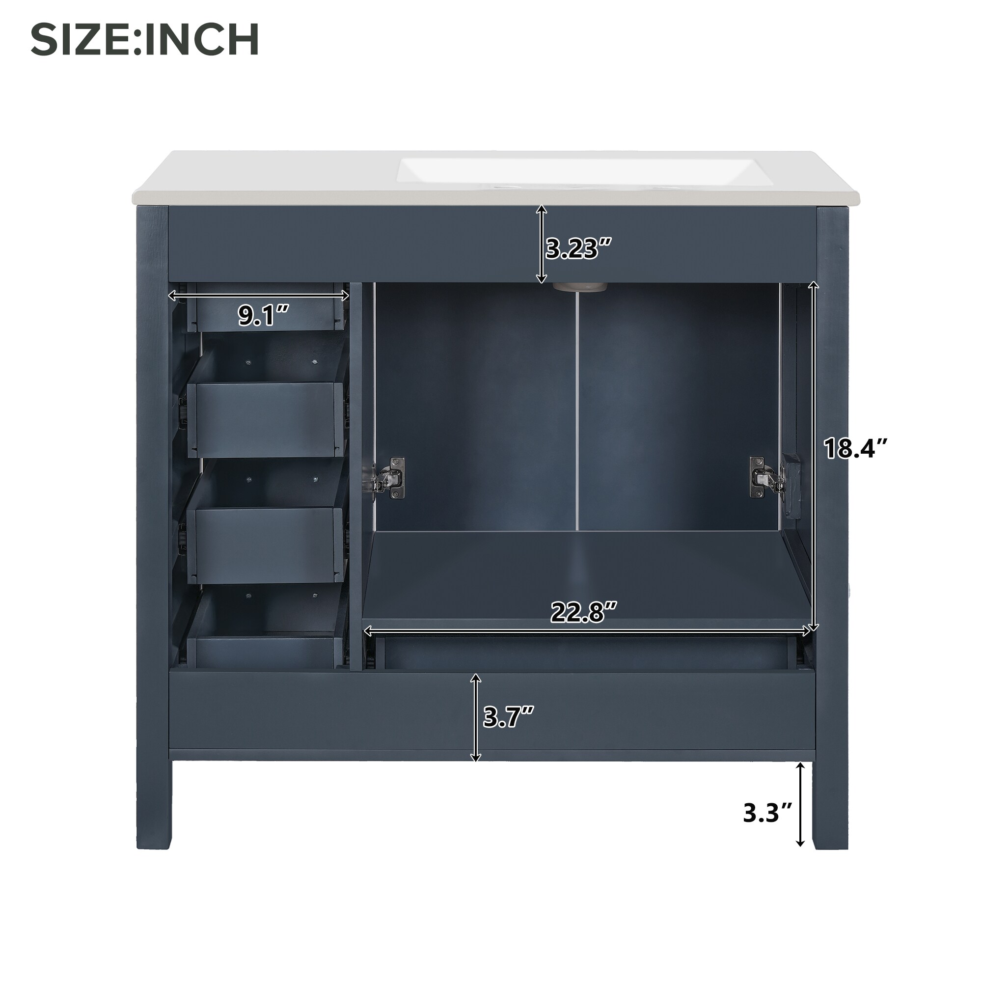 Iseryn YSG735CP183 Bath-Vanity-Combo - View #9