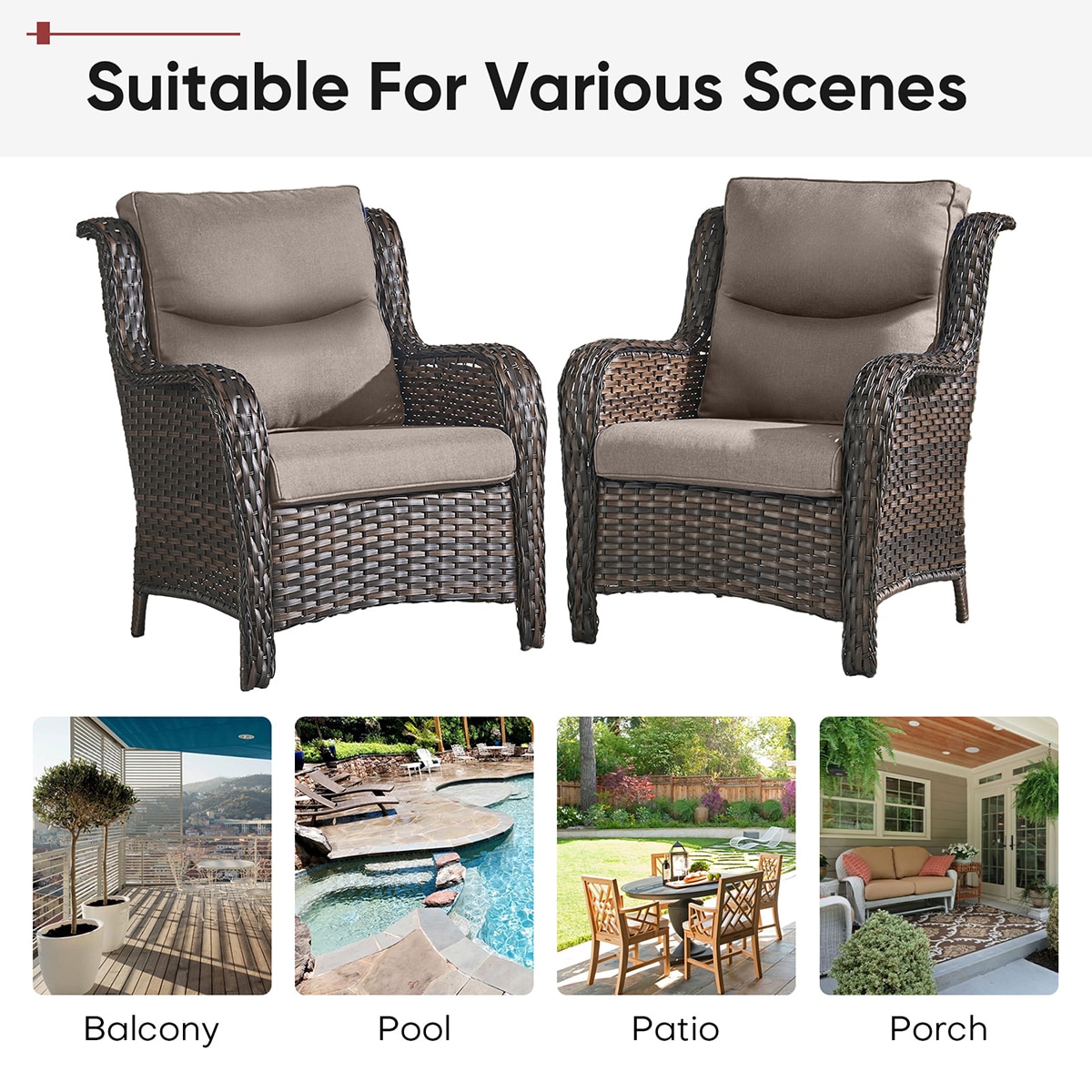 Rilyson FSZBDXL006-3 Patio-Furniture-Cushions - View #7