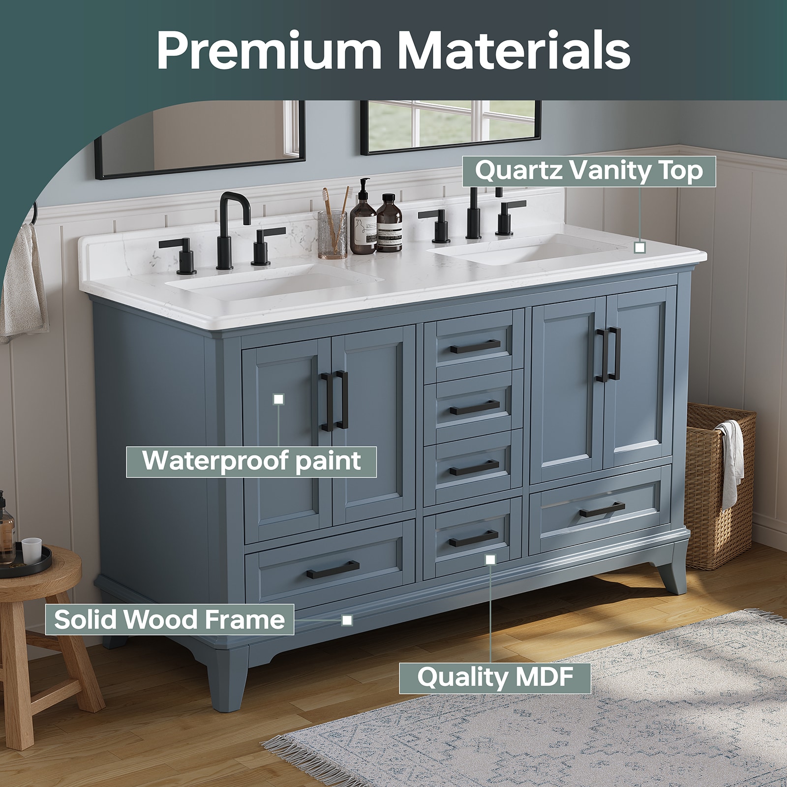 DELUXE LIVING V0026 Bath-Vanity-Combo - View #6