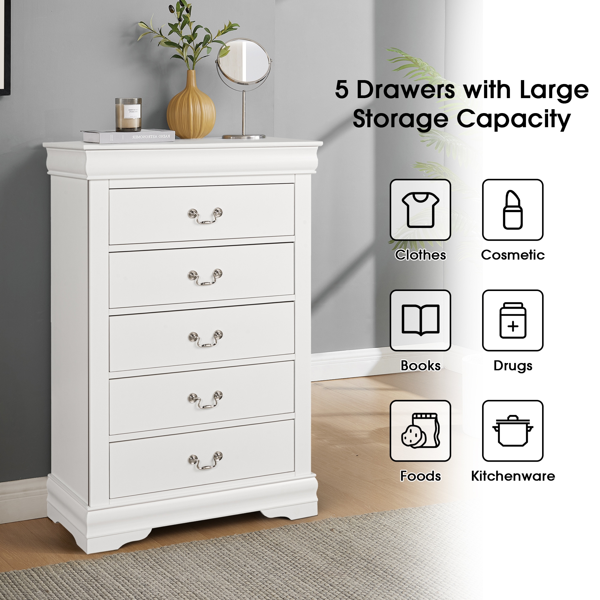 Matrix Decor MDFM7866WH-C dressers - View #2