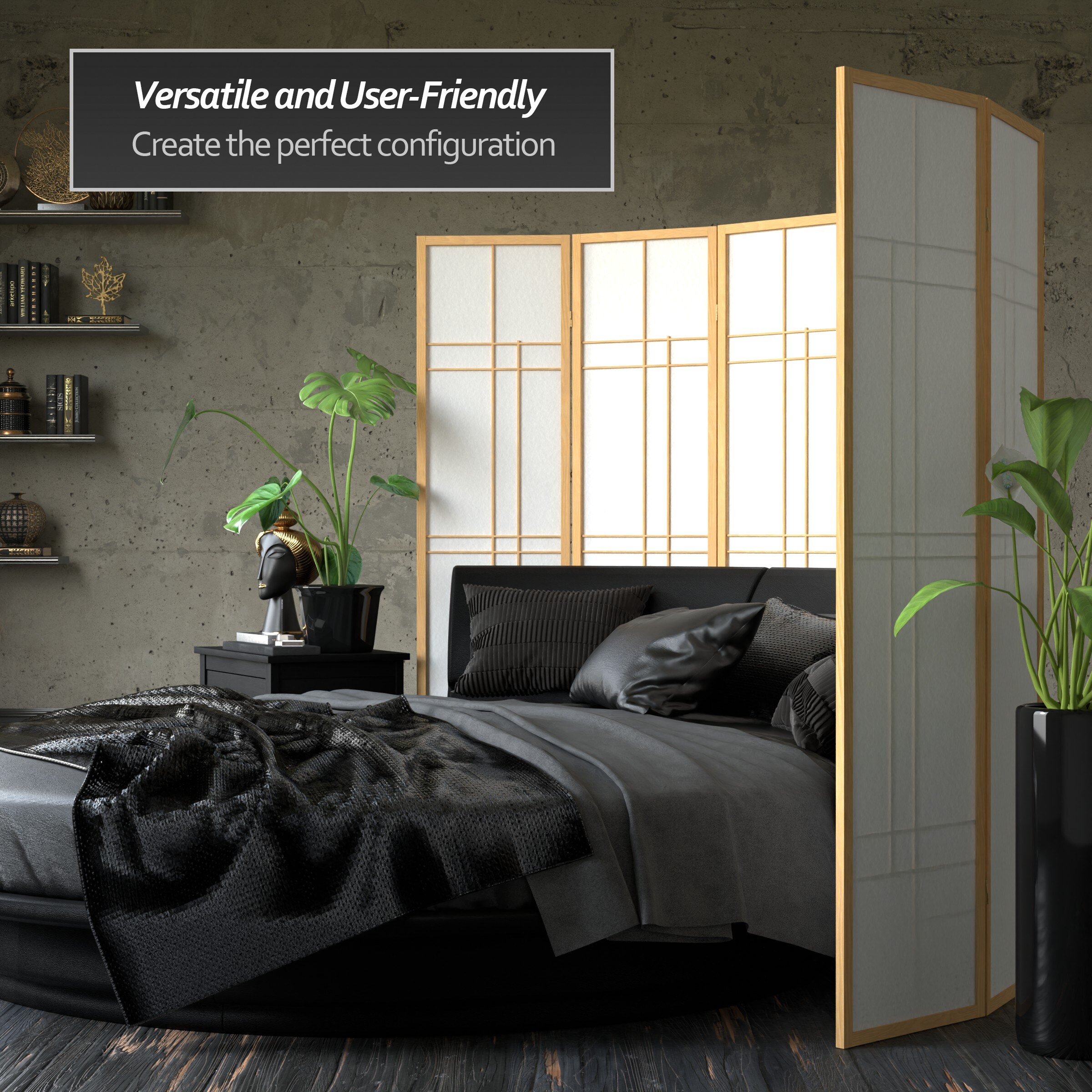 Red Lantern CEUD-4P-NAT Indoor-Privacy-Screens - View #6