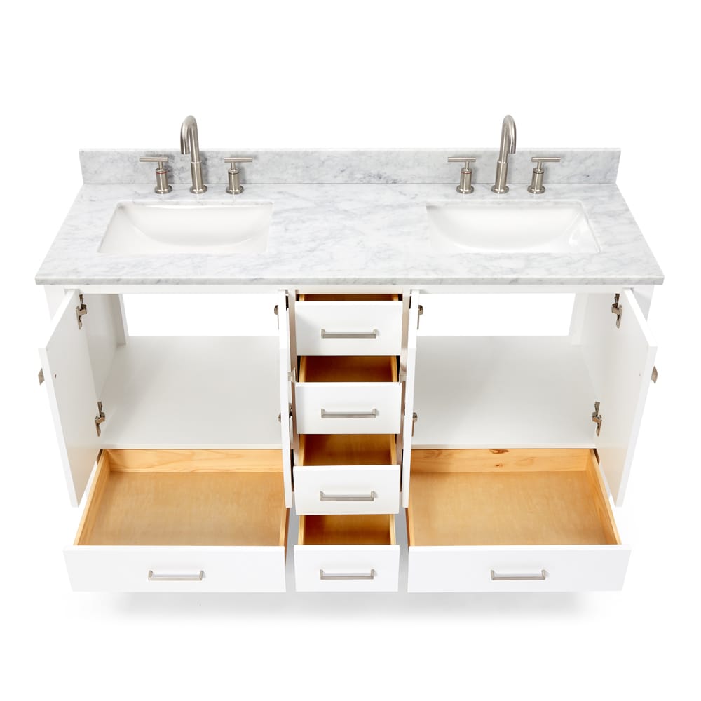 ARIEL A061DCW2RVOWHT Bath-Vanity-Combo - View #5