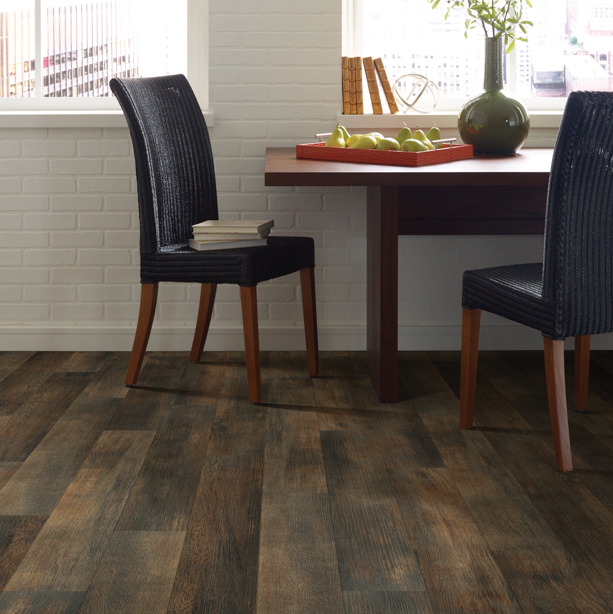 Shaw Westwork Alachua Brown 12-mil x 6-in W x 48-in L Waterproof Glue Down Luxury Vinyl Plank Flooring (41.72-sq ft/ Carton)