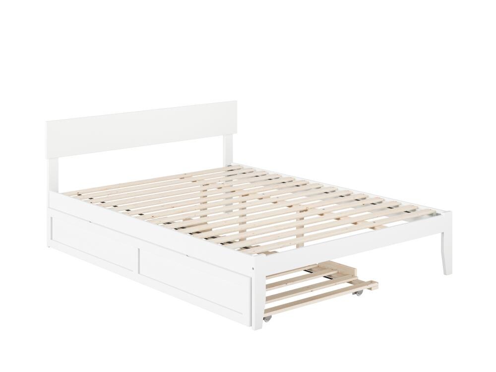 White Queen Trundle Bed In The Beds, Queen Bed With Twin Trundle Ikea