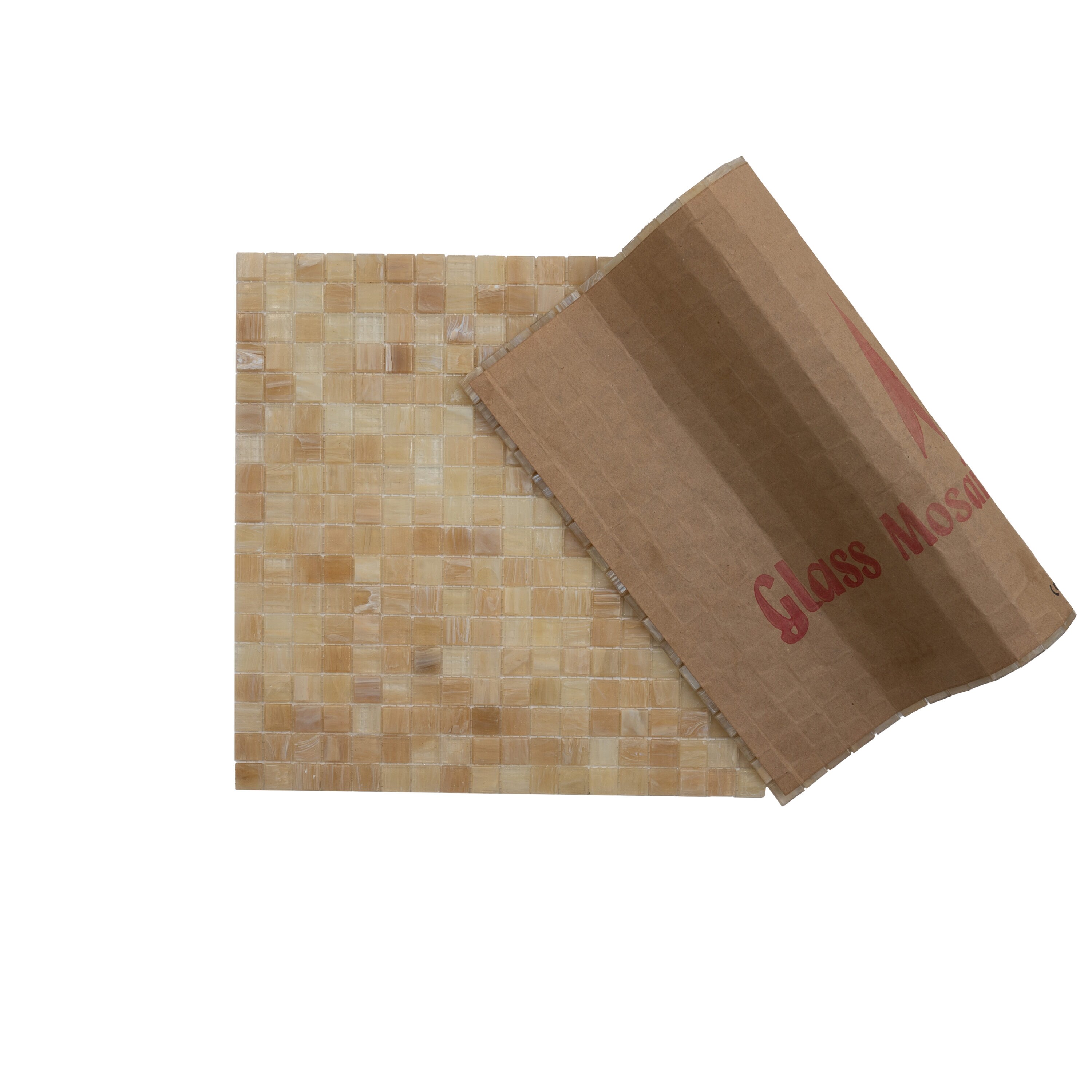 Cream Beige Glass Mosaic Wall and Floor Tile