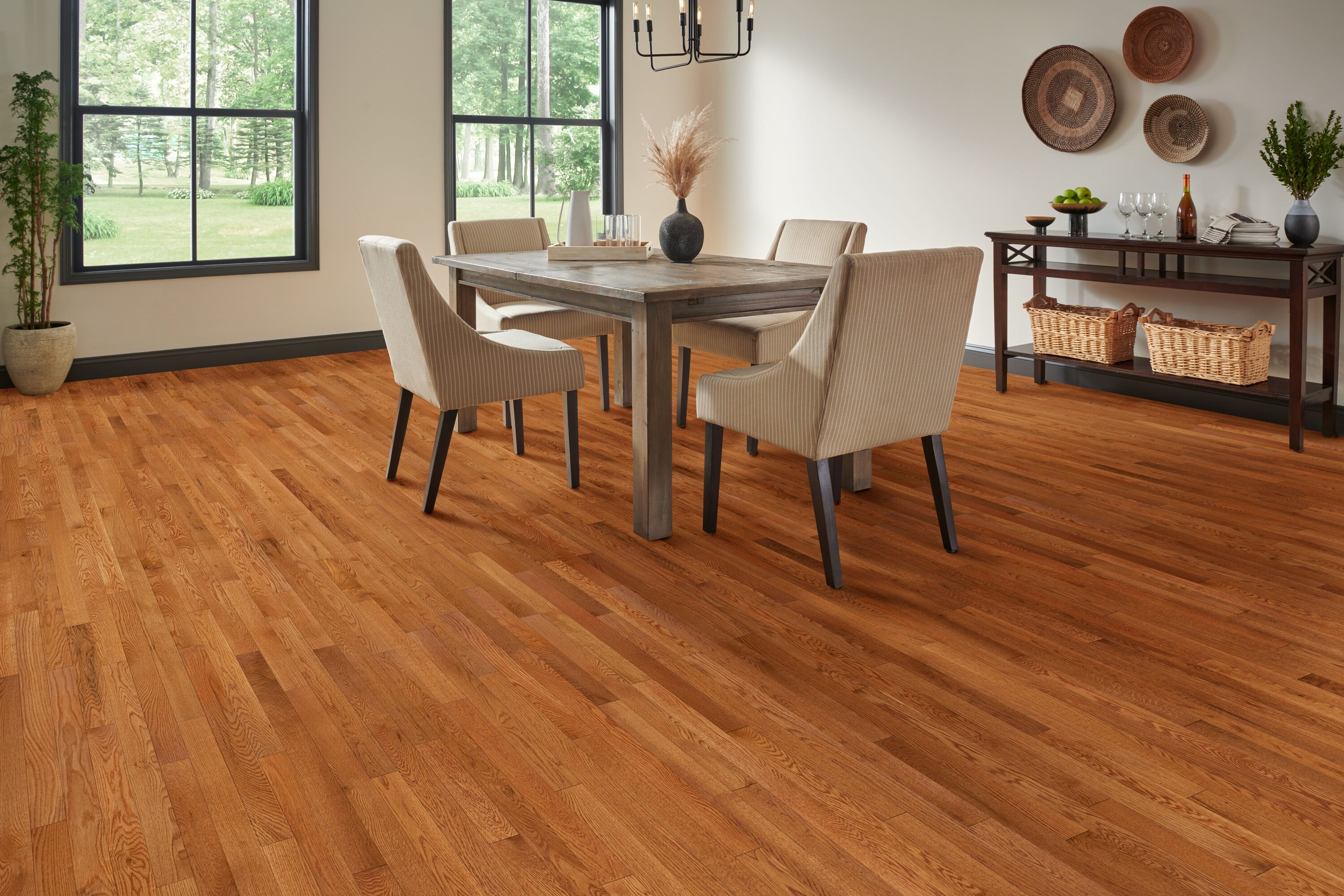 Bruce Frisco Fawn Oak 2-1/4-in W x 3/4-in T Varying Length Smooth/Traditional Solid Hardwood Flooring (20-sq ft / Carton)
